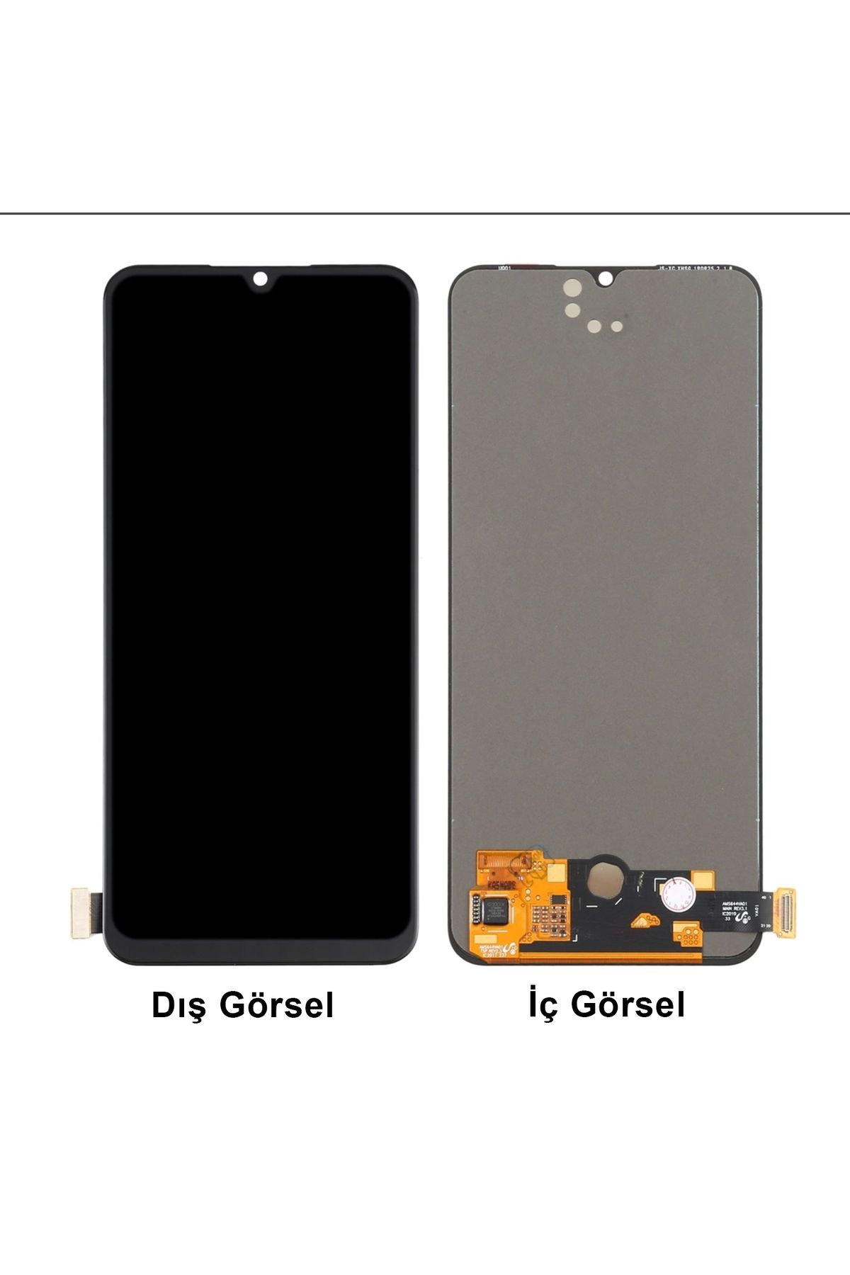 Teknonet Vivo V29 Lite Uyumlu Org Lcd+Dokunmatik (Siyah)