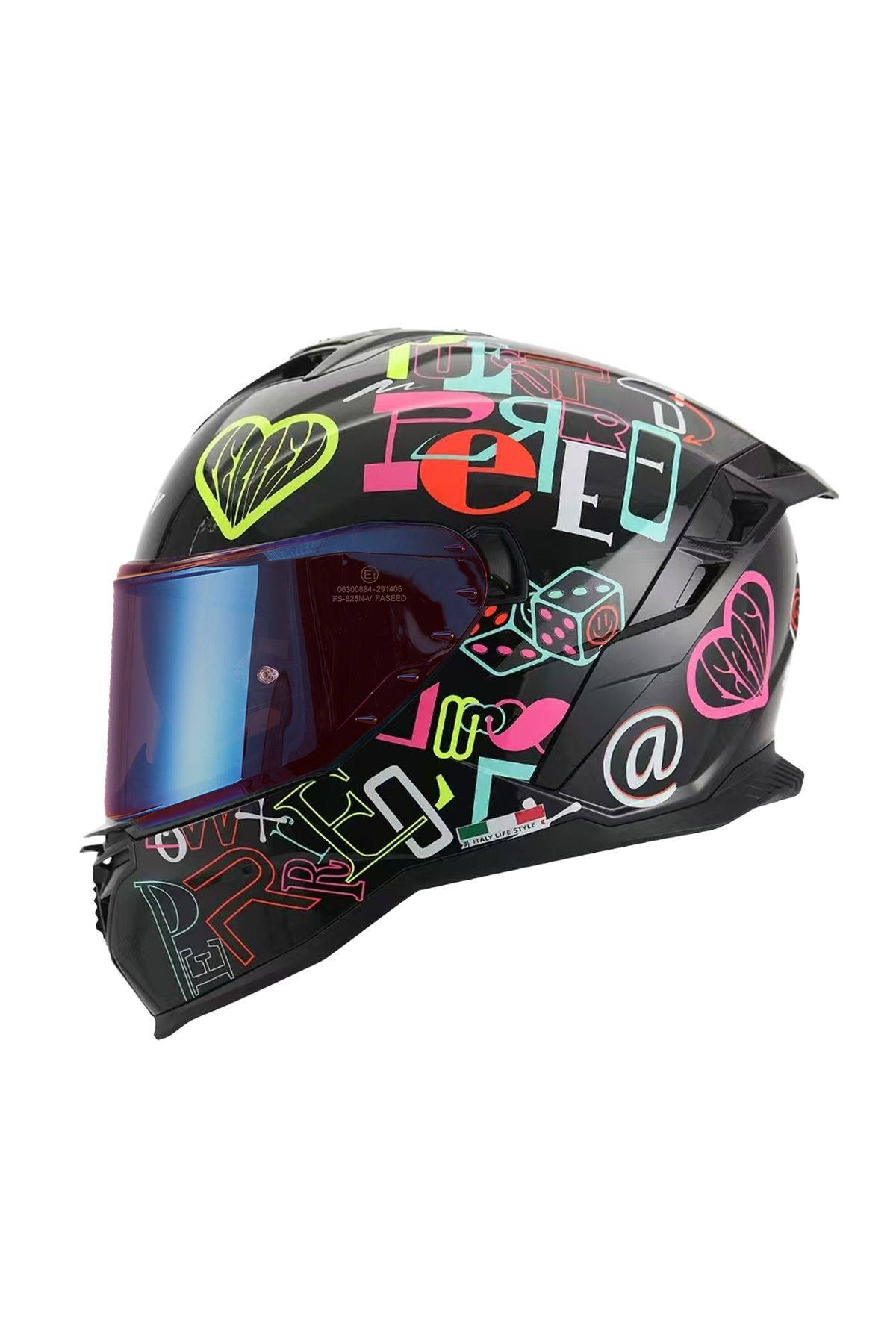 Sway 867 PERİ COLORFUL KASK