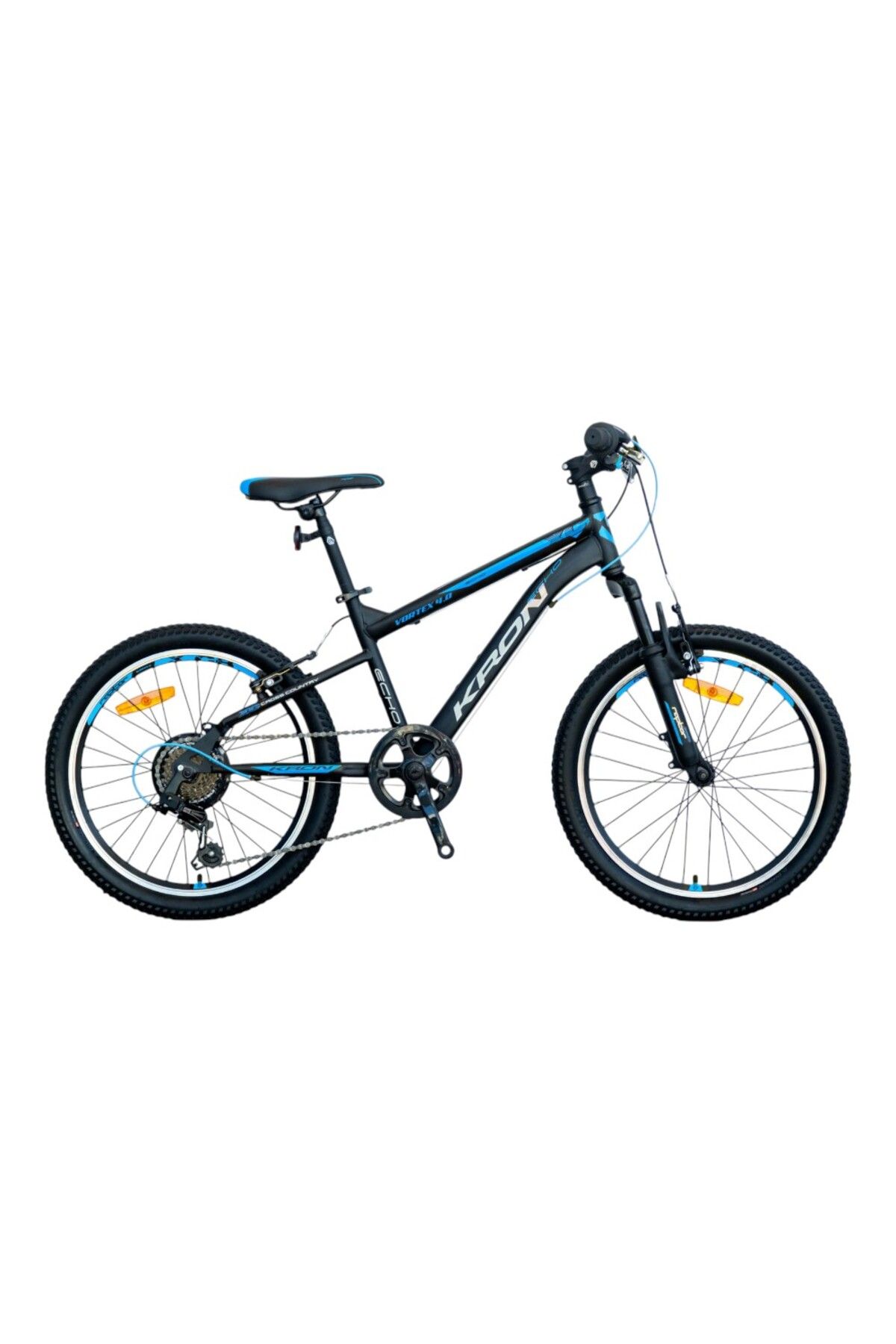Kron VORTEX 4.0 - 20" MTB - 11' - 7 Vites - V.B. - Mat Siyah-Gri/Kırmızı #KRN25-003