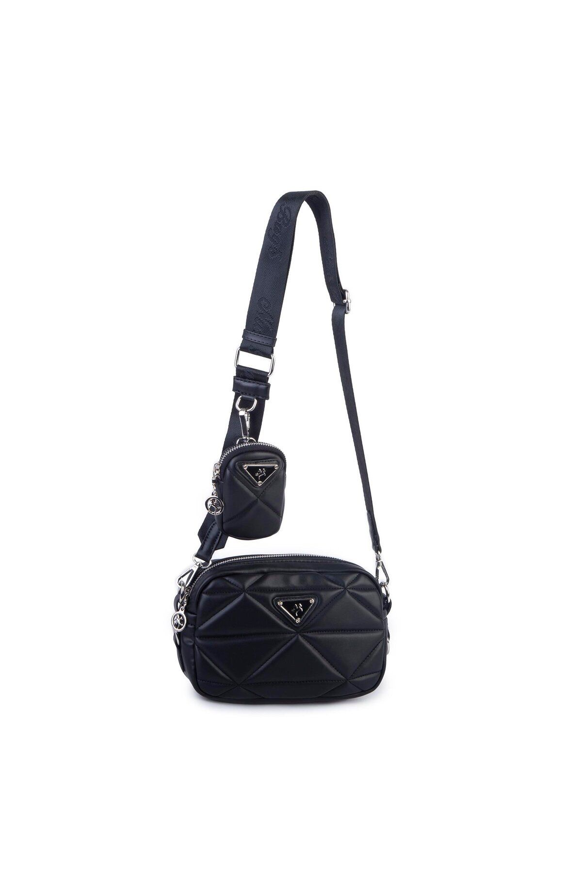 Nas Bag vera çanta Nas Bag Kadın Mini Spor Kapitone Mini Cüzdanlı Çapraz Çanta