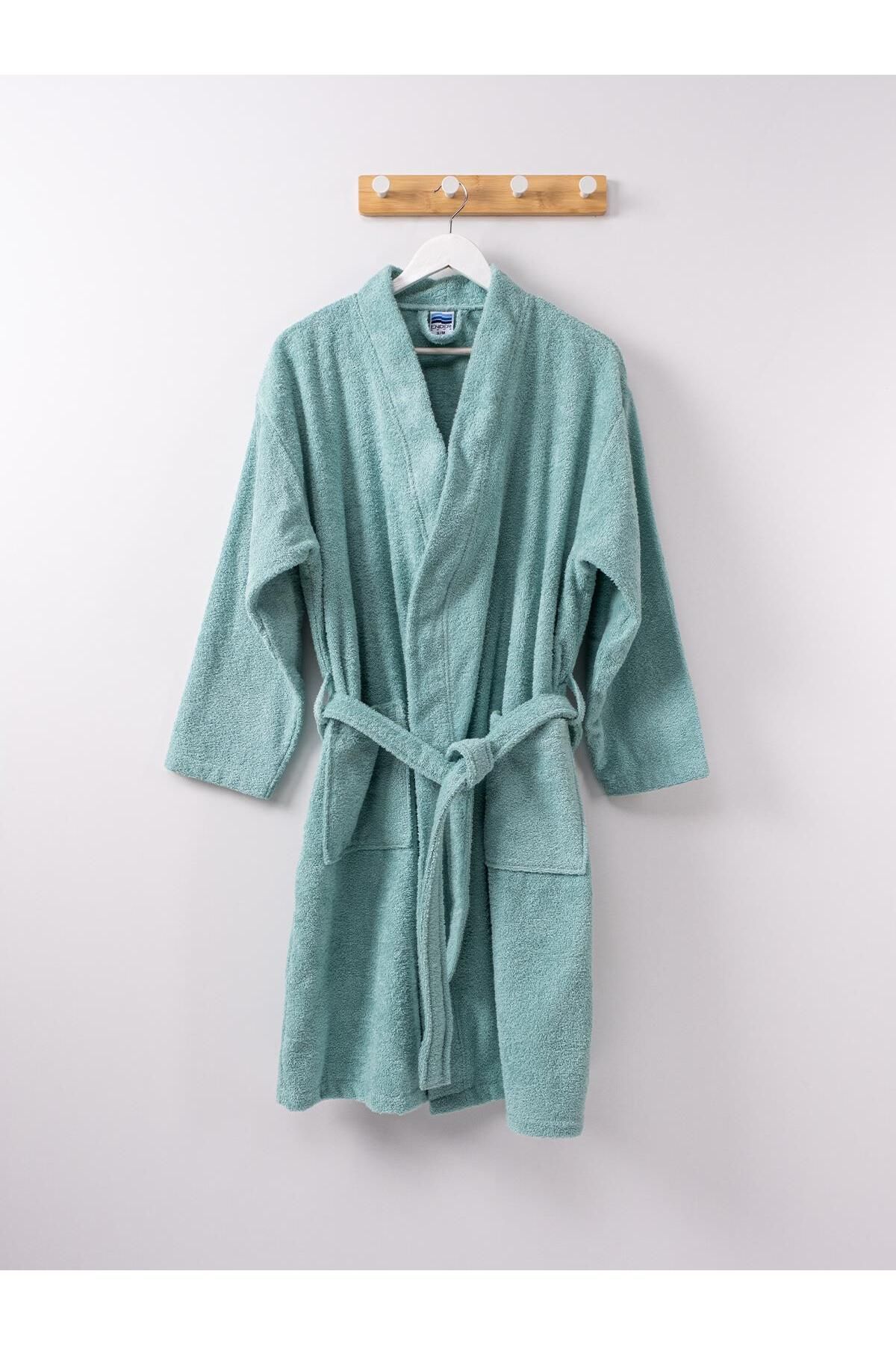Ender Home Kimono Bornoz %100 Pamuk Unisex