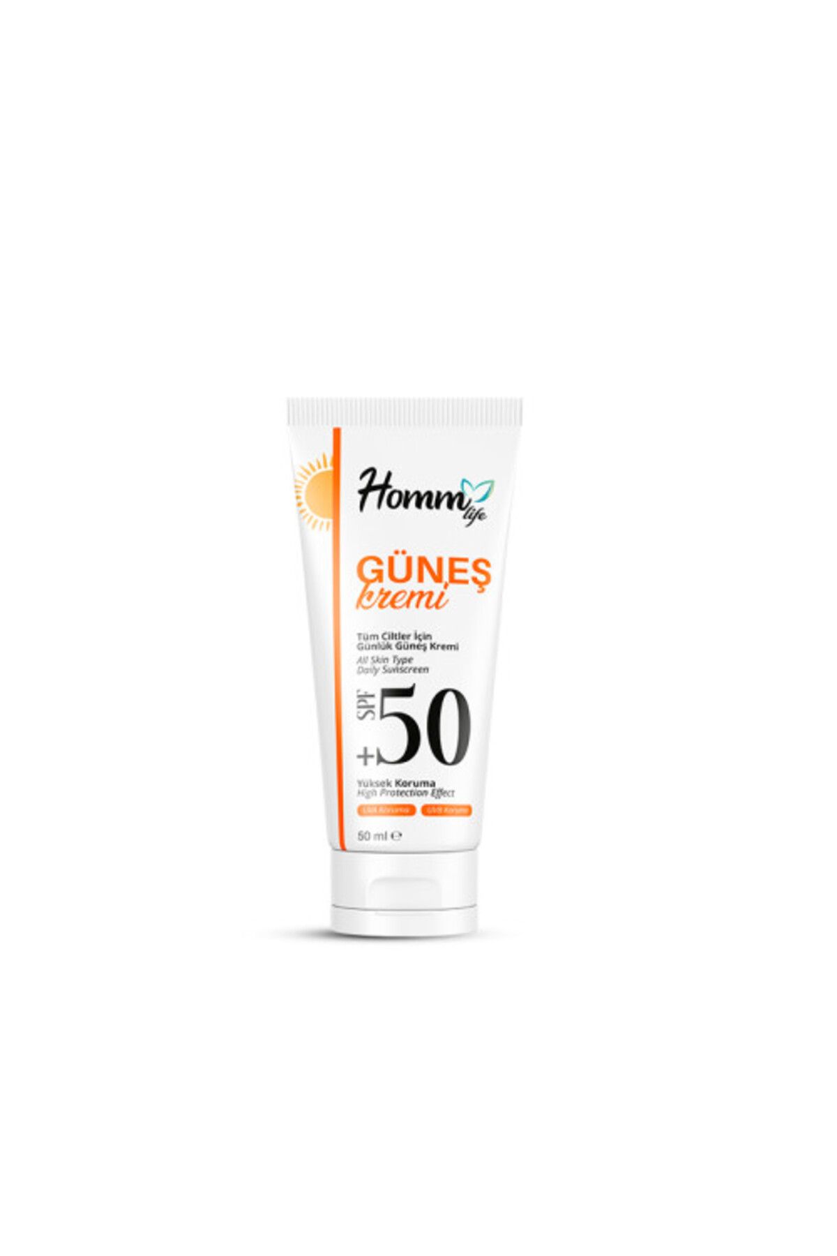 Homm Life Güneş Kremi 50 Spf 50 ml