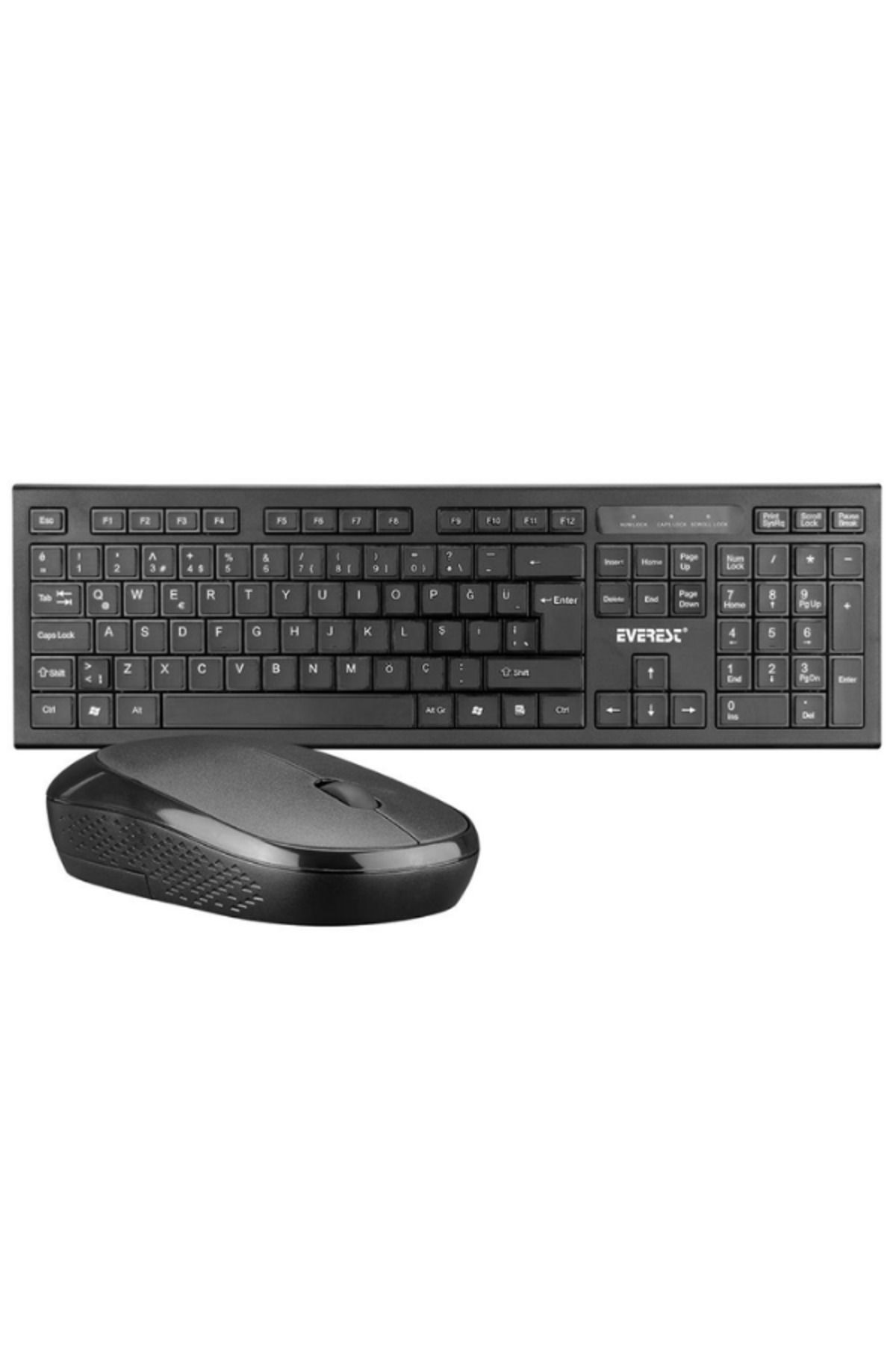 SEDAŞ LIVING UNITS Siyah Kablosuz Q Slim Klavye + Mouse Set KM-6121