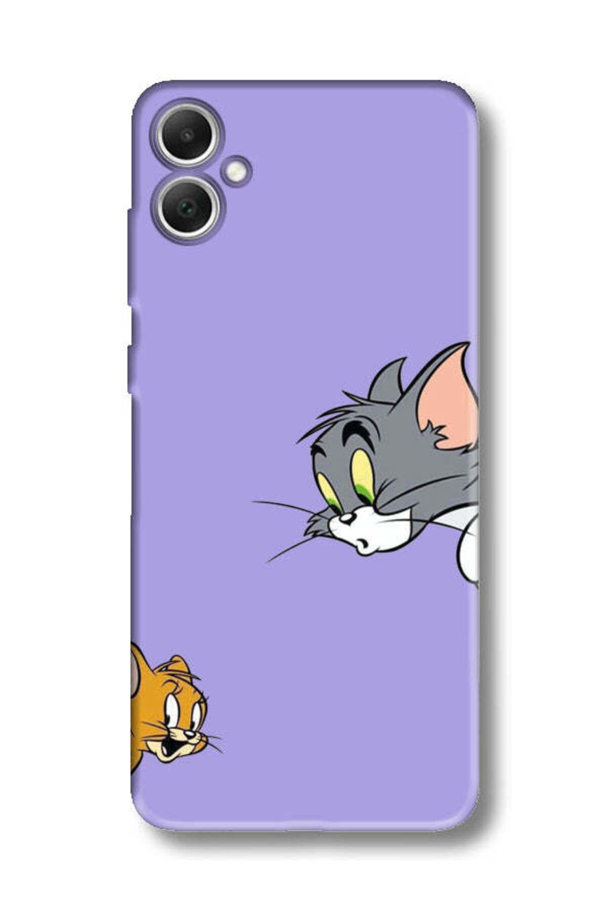 frondcase Samsung A05 Tom And Jerry Lila Telefon Kılıfı