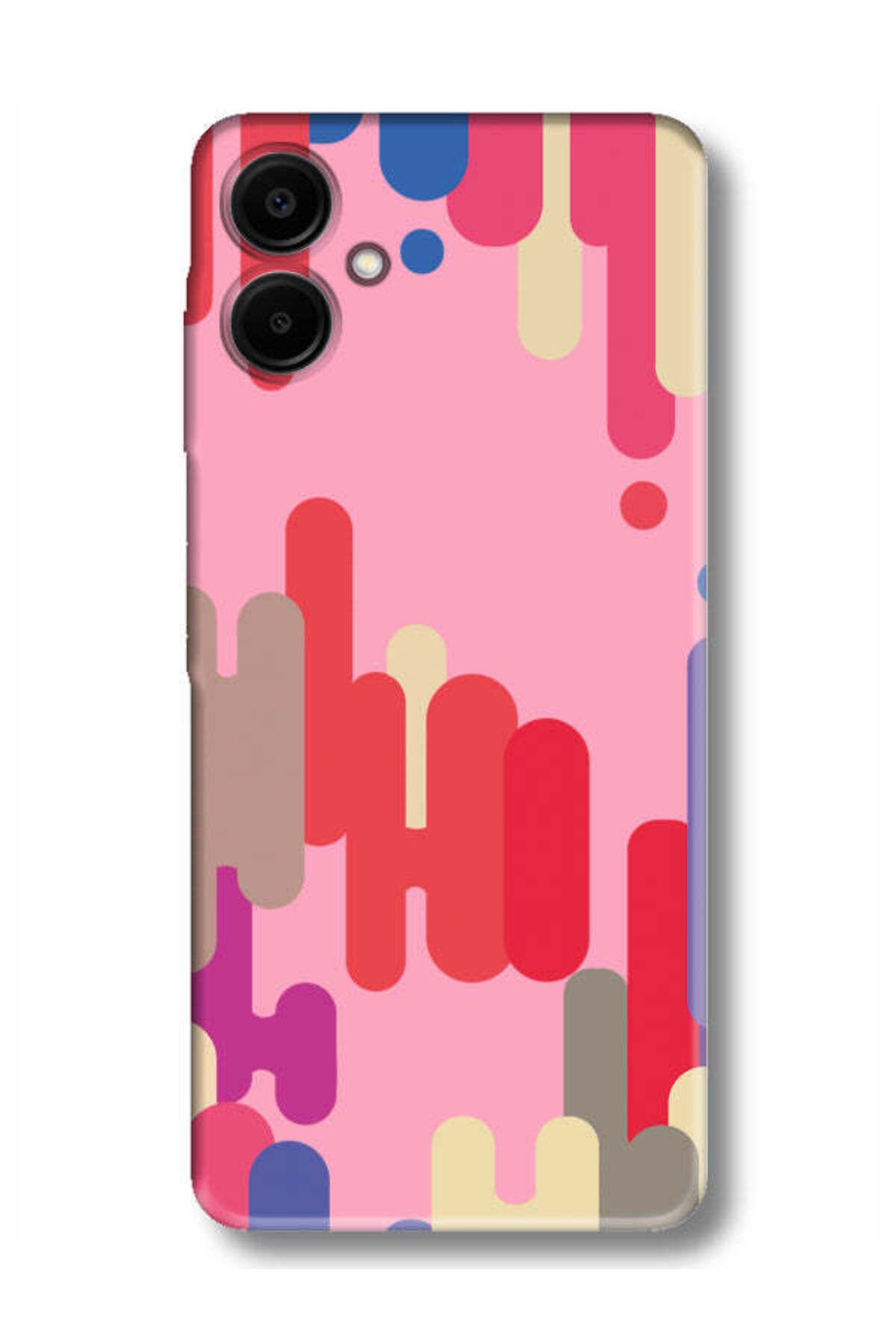 frondcase Samsung A06 Pop Art Pembe Telefon Kılıfı
