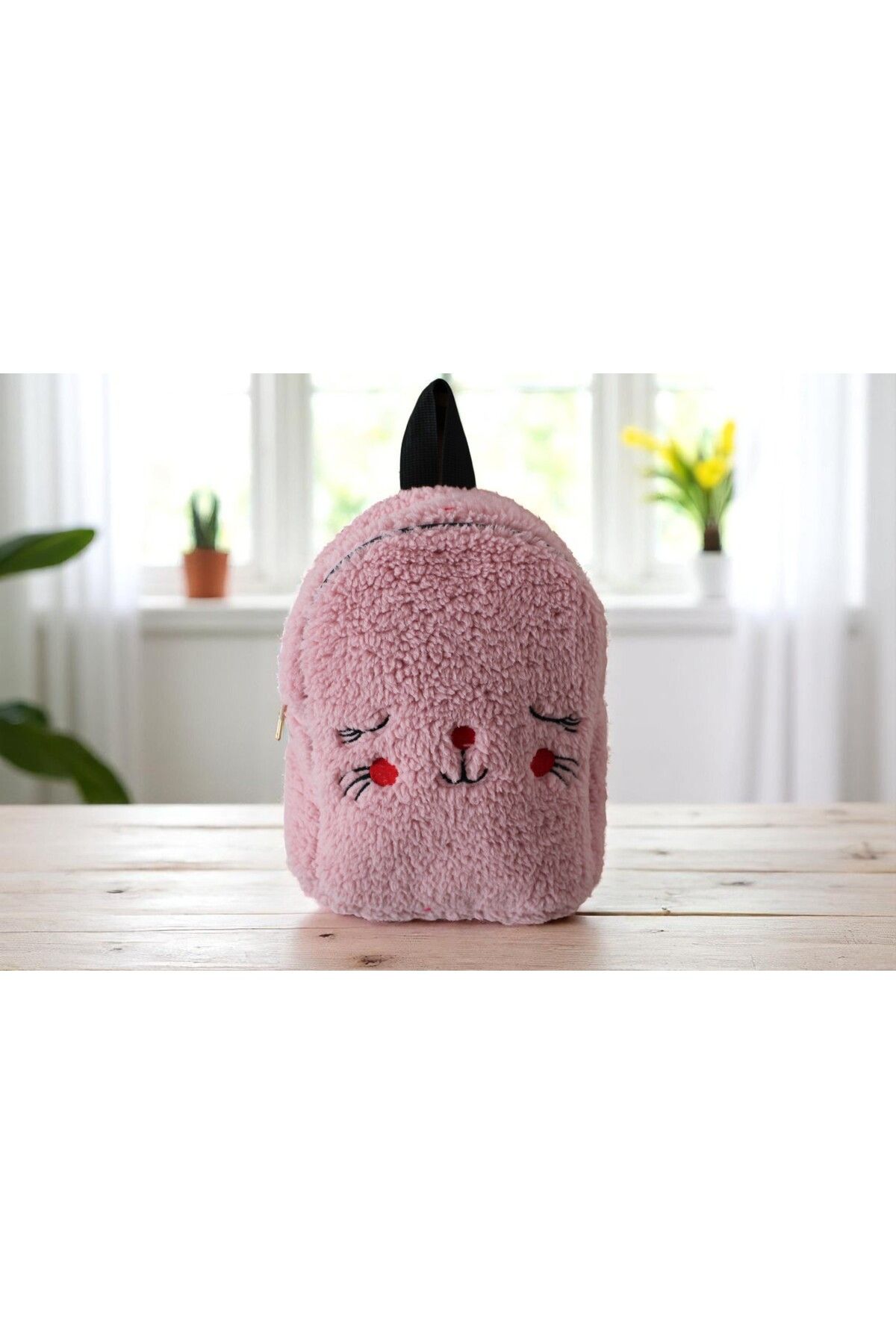 Tezcan Aksesuar Peluş Kedi Model Çocuk Sırt Çantası