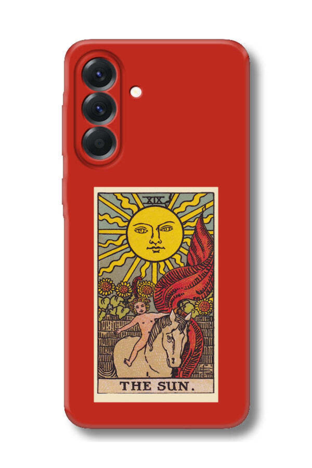 frondcase Samsung A26 The Sun Kırmızı Telefon Kılıfı