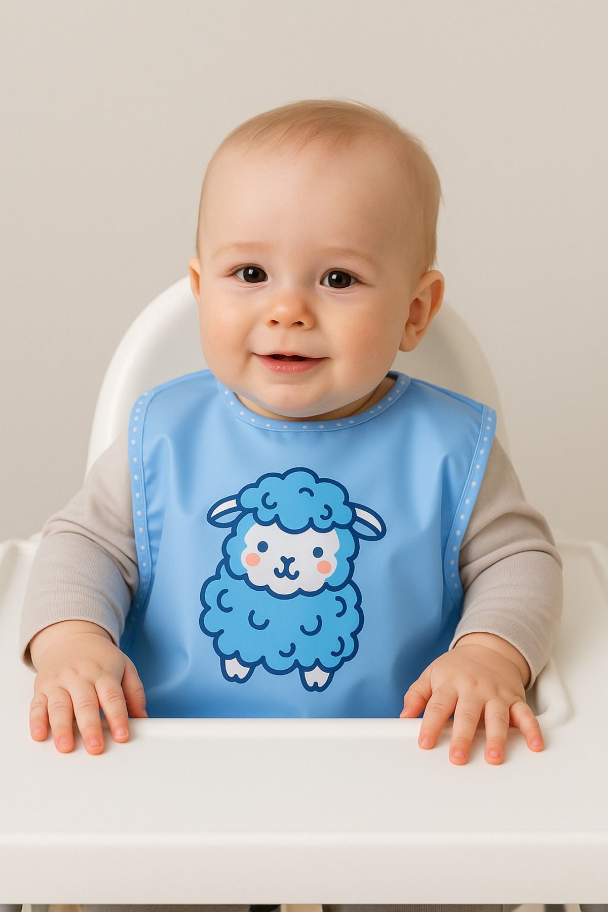 hepsibenlik bebek yakalık sıvı geçirmez mama önlüğü giydirilir ayarlanabilir mama . aktivite ,oyun önlüğü