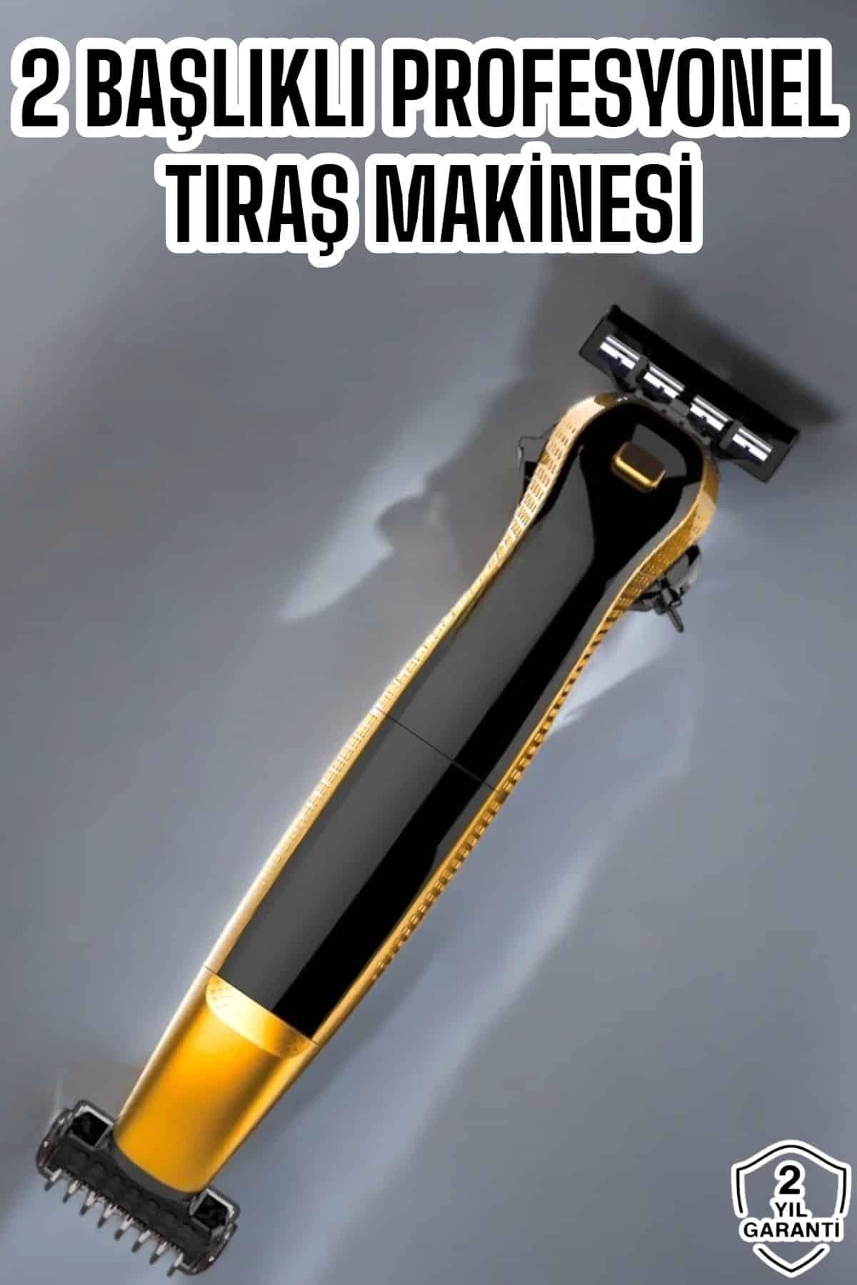 ÖYKÜ VE YİĞİT Çift Başlıklı Jilet Tıraş Makinesi Taşınabilir Suya Dayanıklı Sinek Kaydı