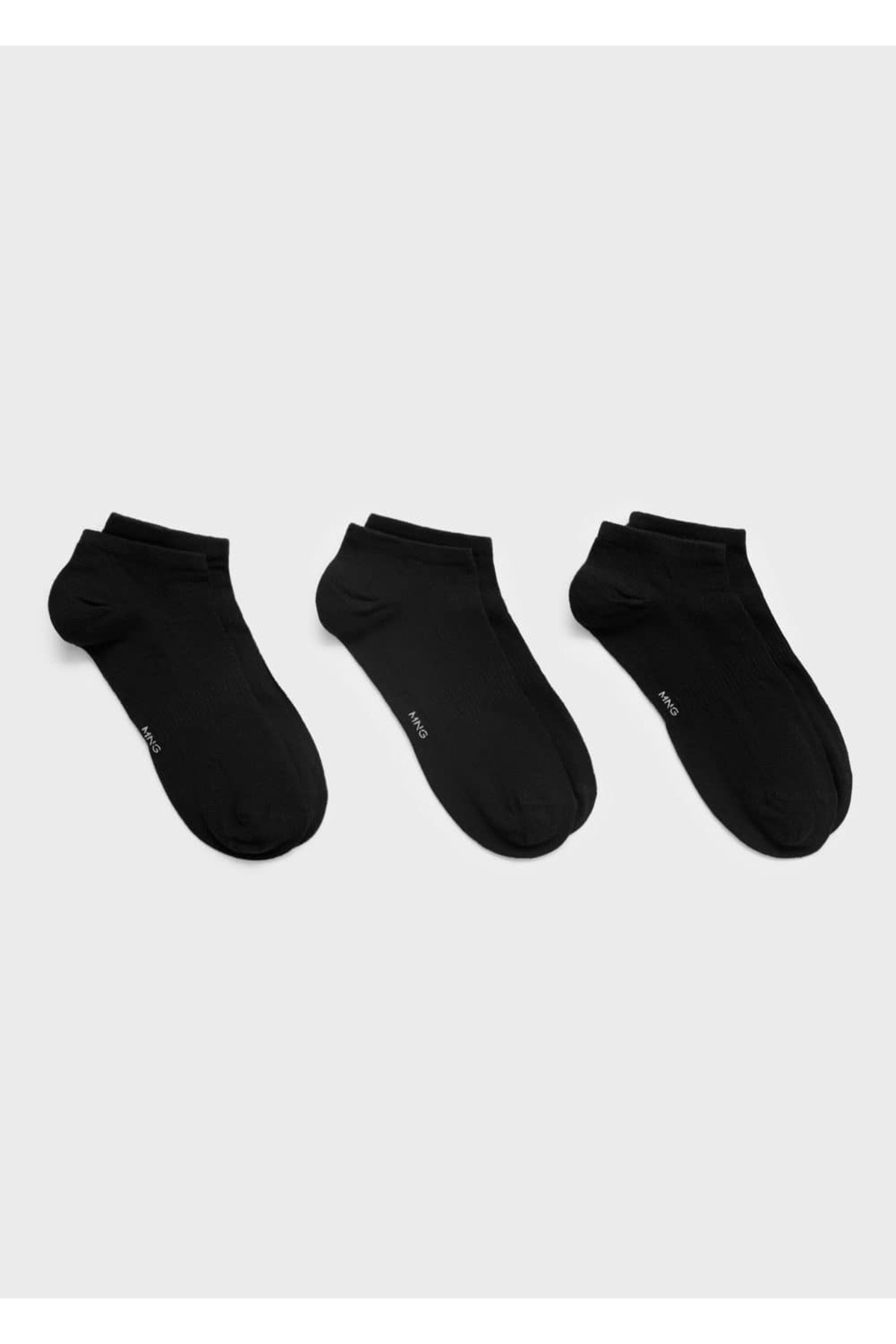 3'lü pamuklu çorap