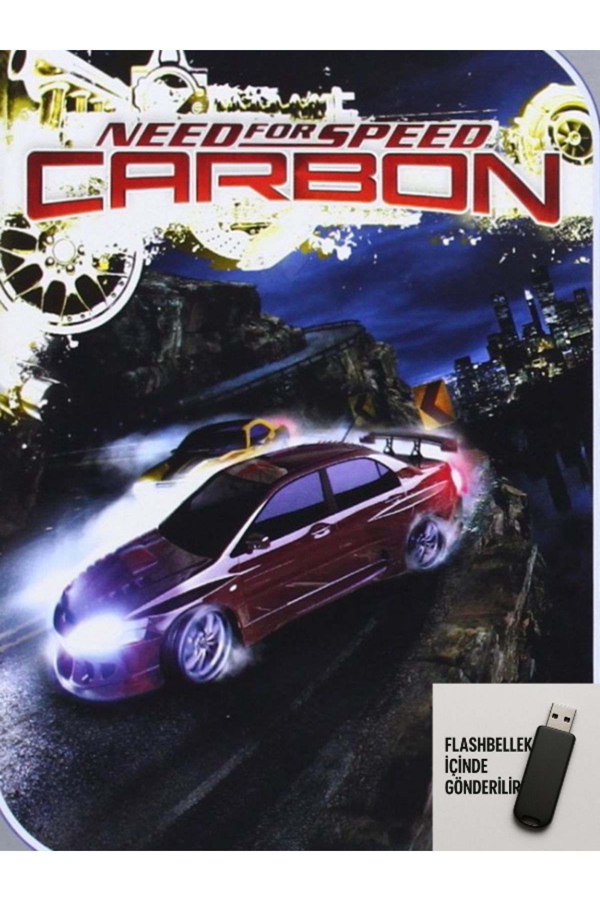 Tigdes 🎮 Need for Speed Carbon PC Oyunu | Kuruluma Hazır Flash Bellek | Windows Uyumlu Yarış Oyunu