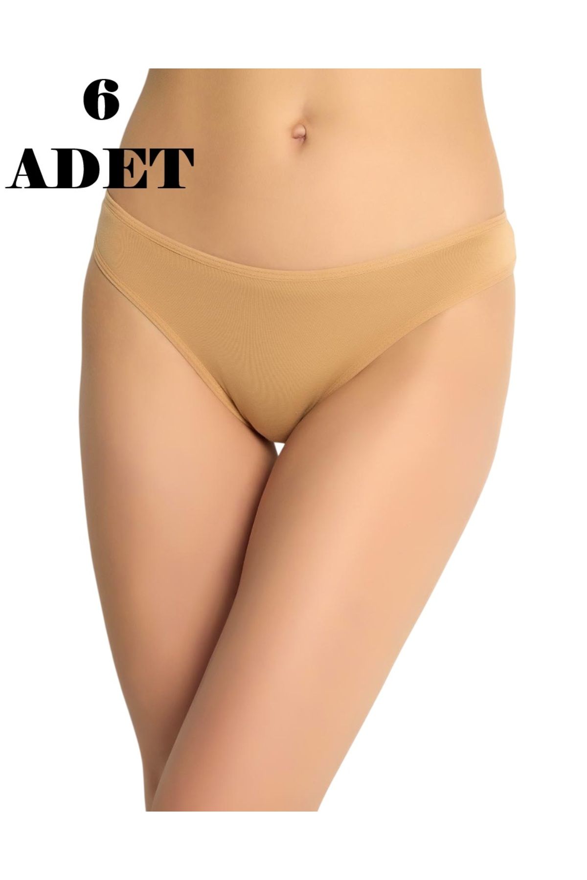 Özten 6'Lı Paket Likralı Kadın Bikini Külot