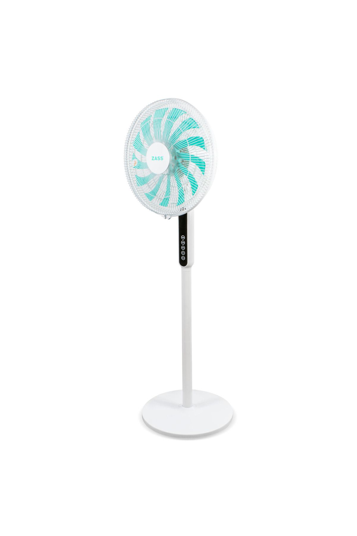 Zass-Fan with adjustable foot and remote control Zass ZFTRA 1609, 55 W, 3 speed,Timer, touch panel LED 5