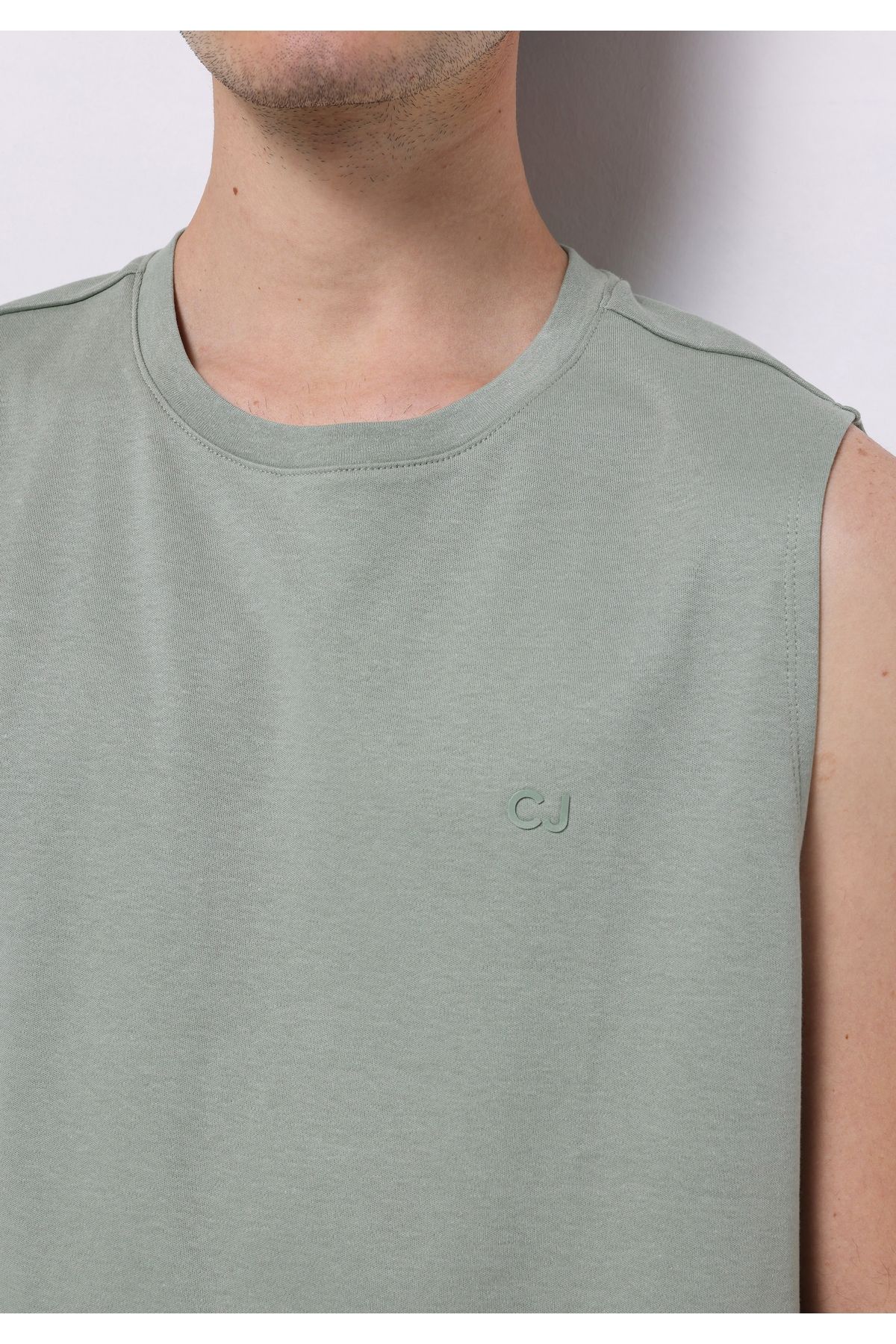 Colin's-Regular Fit Men's Green Undershirt 4