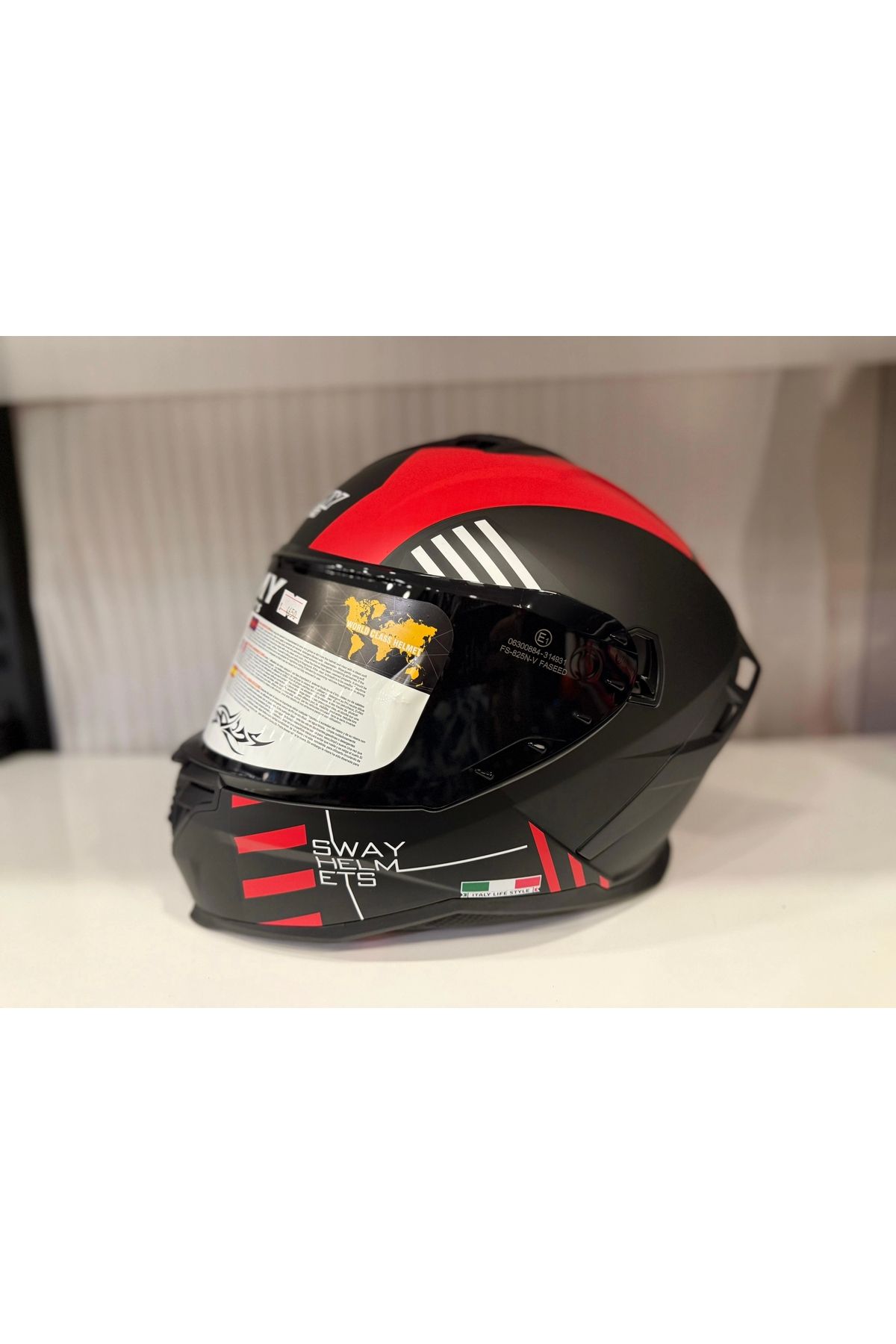 Sway KASK SWAY SW 867 BLADE Black/Red Full Face