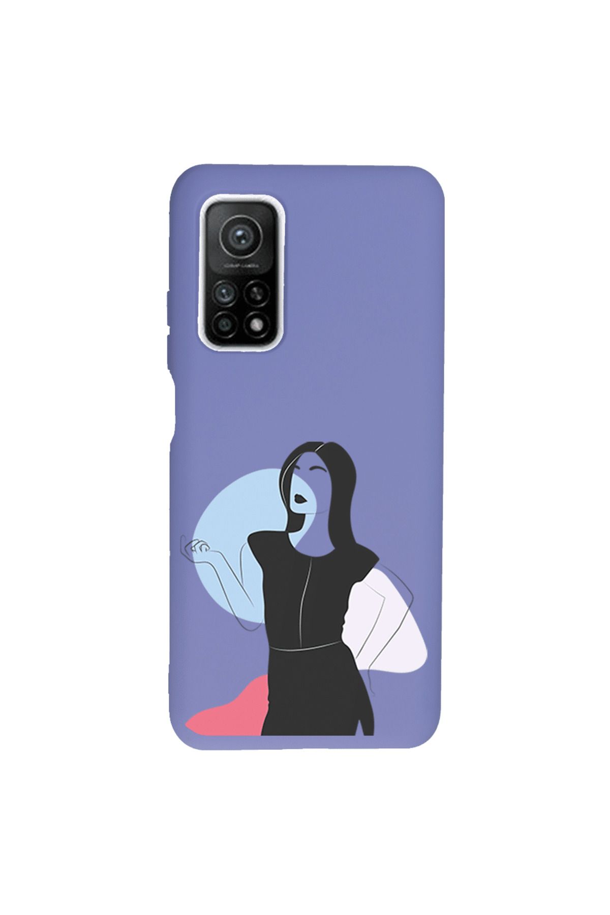 Royaleks Xiaomi Mi 10T Lansman Kılıf - Art Woman 1