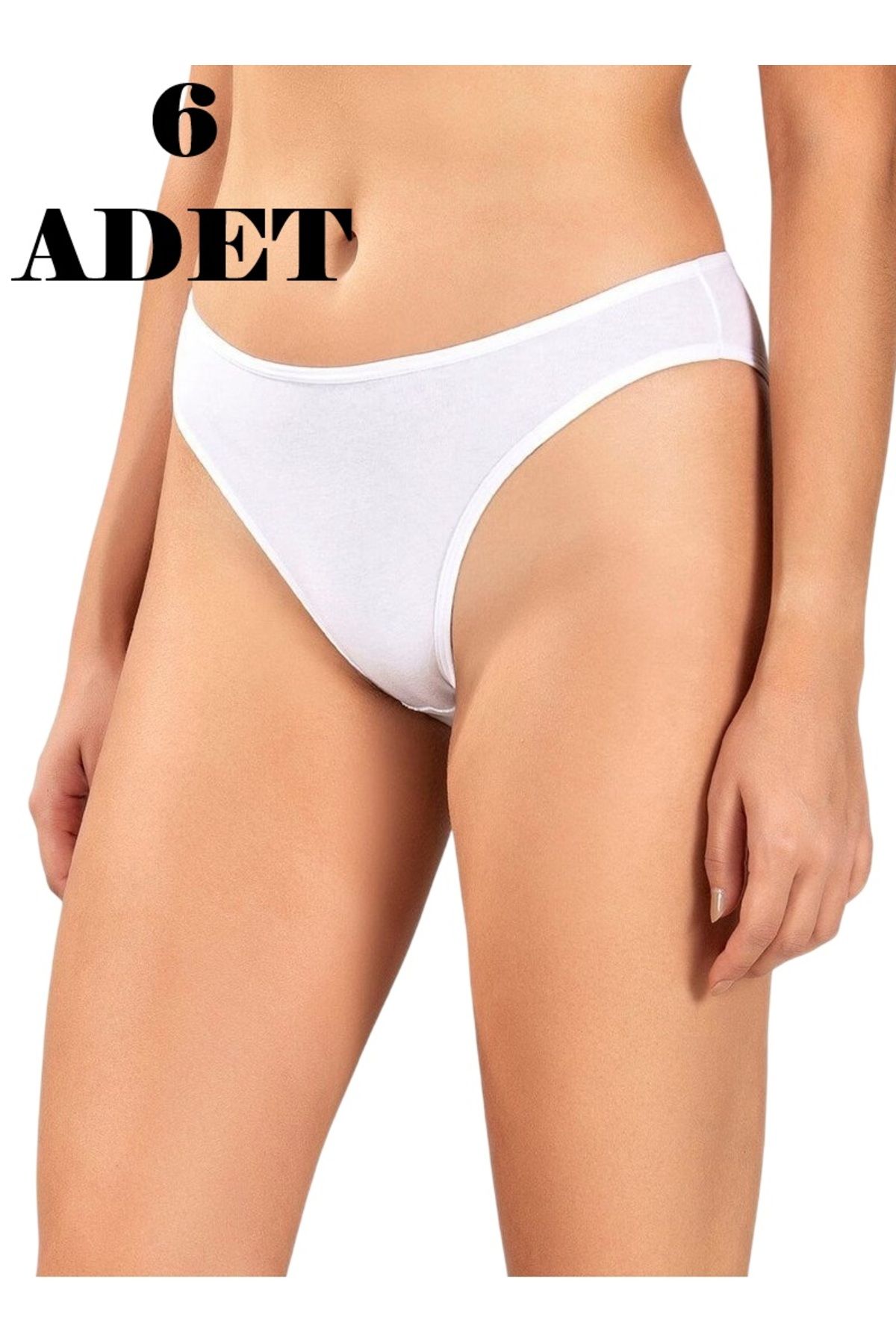 Özten 6'Lı Paket Likralı Kadın Bikini Külot OZTEN6203