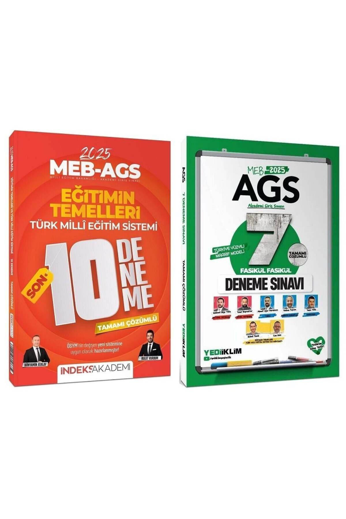Makro Kitabevi Yayınları Yediiklim+İndeks 2025 Baskı AGS Tüm Dersler+Eğitimin Temelleri 7+10 Deneme 2li Set