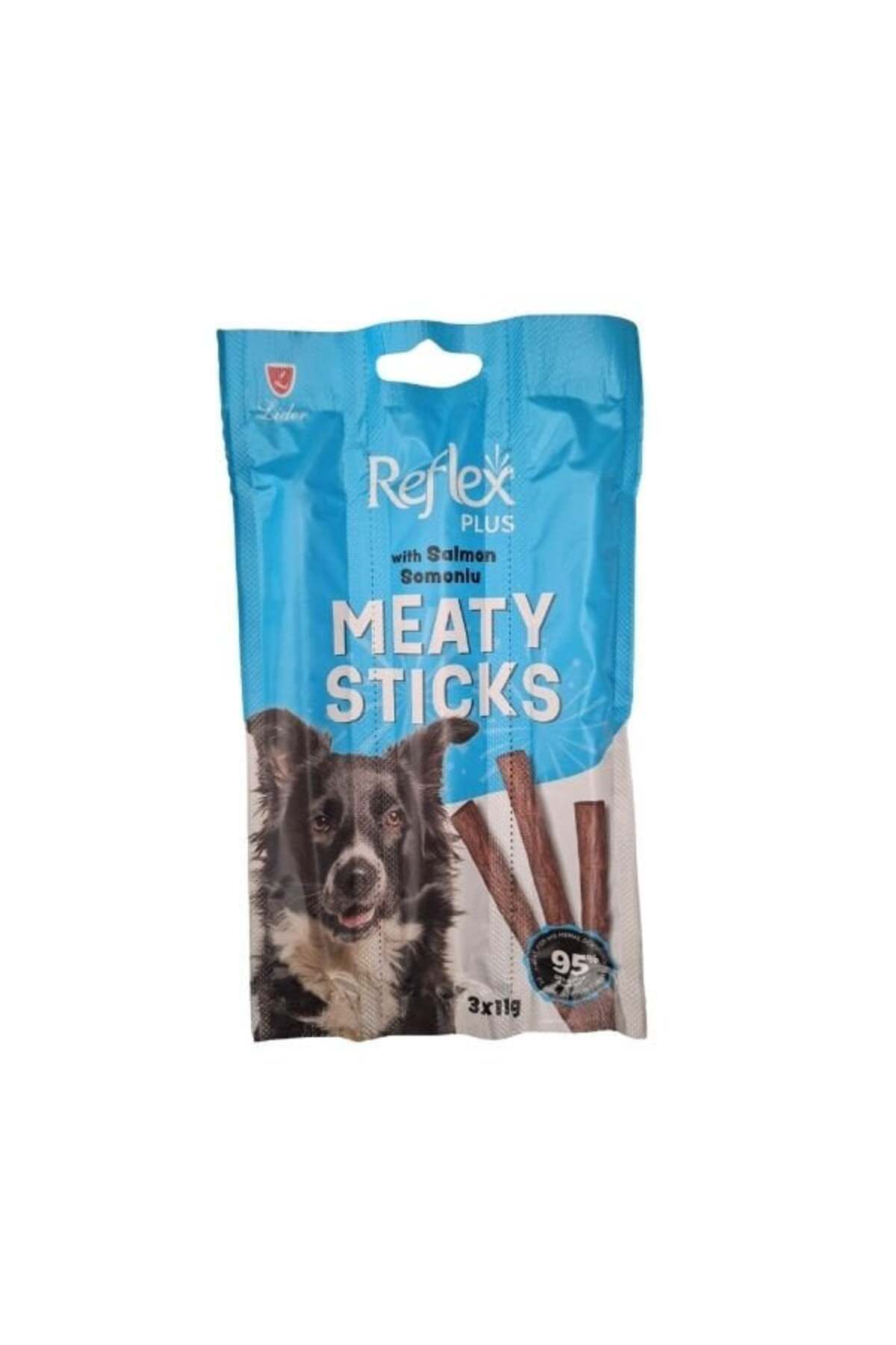Reflex Plus Somonlu Çubuk Yetişkin Köpek Ödül Maması 11 Gr 3 Adet