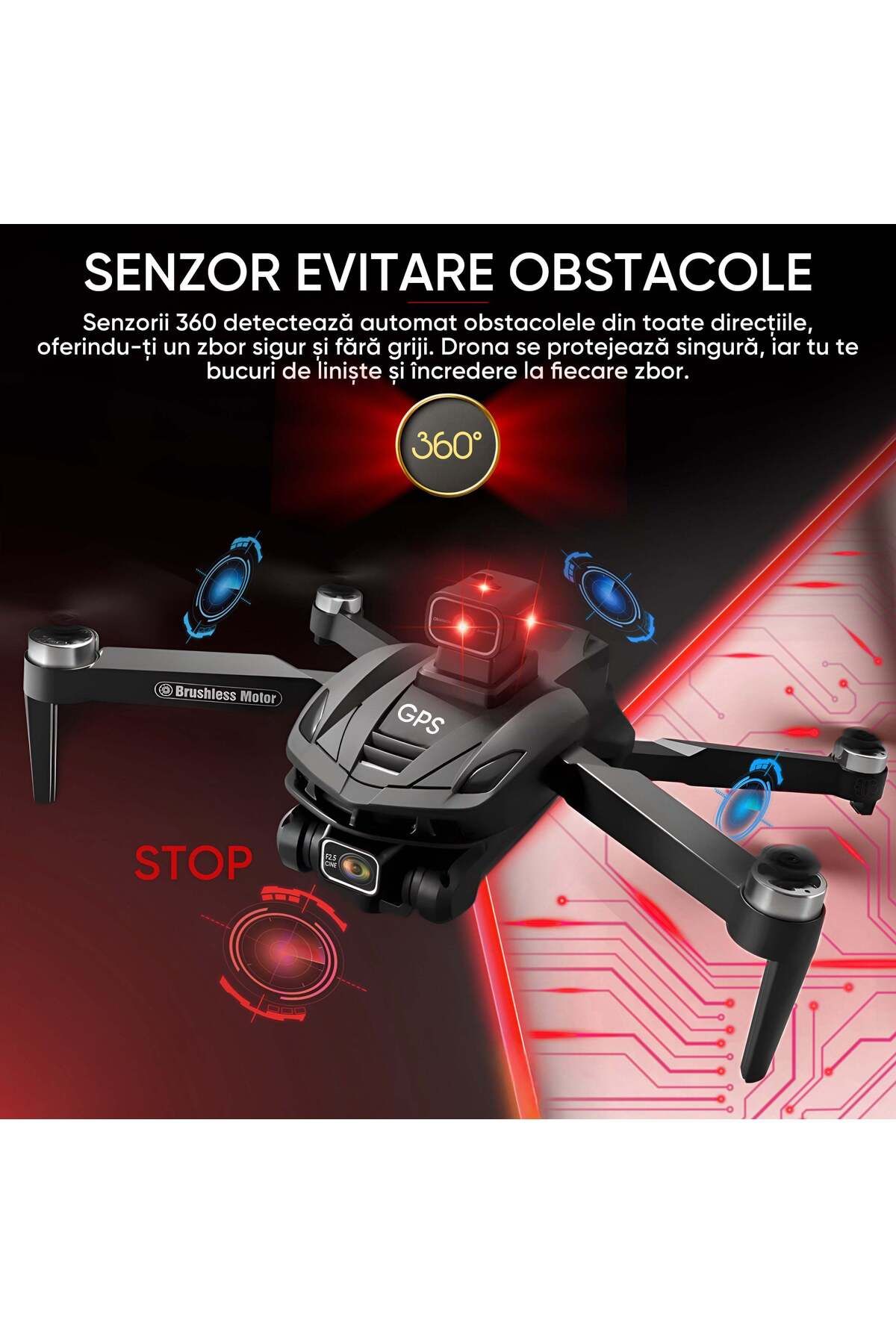 HexaCraft-Professional Drone, Skybite Model, Hd Camera Interpolated To 8k 3