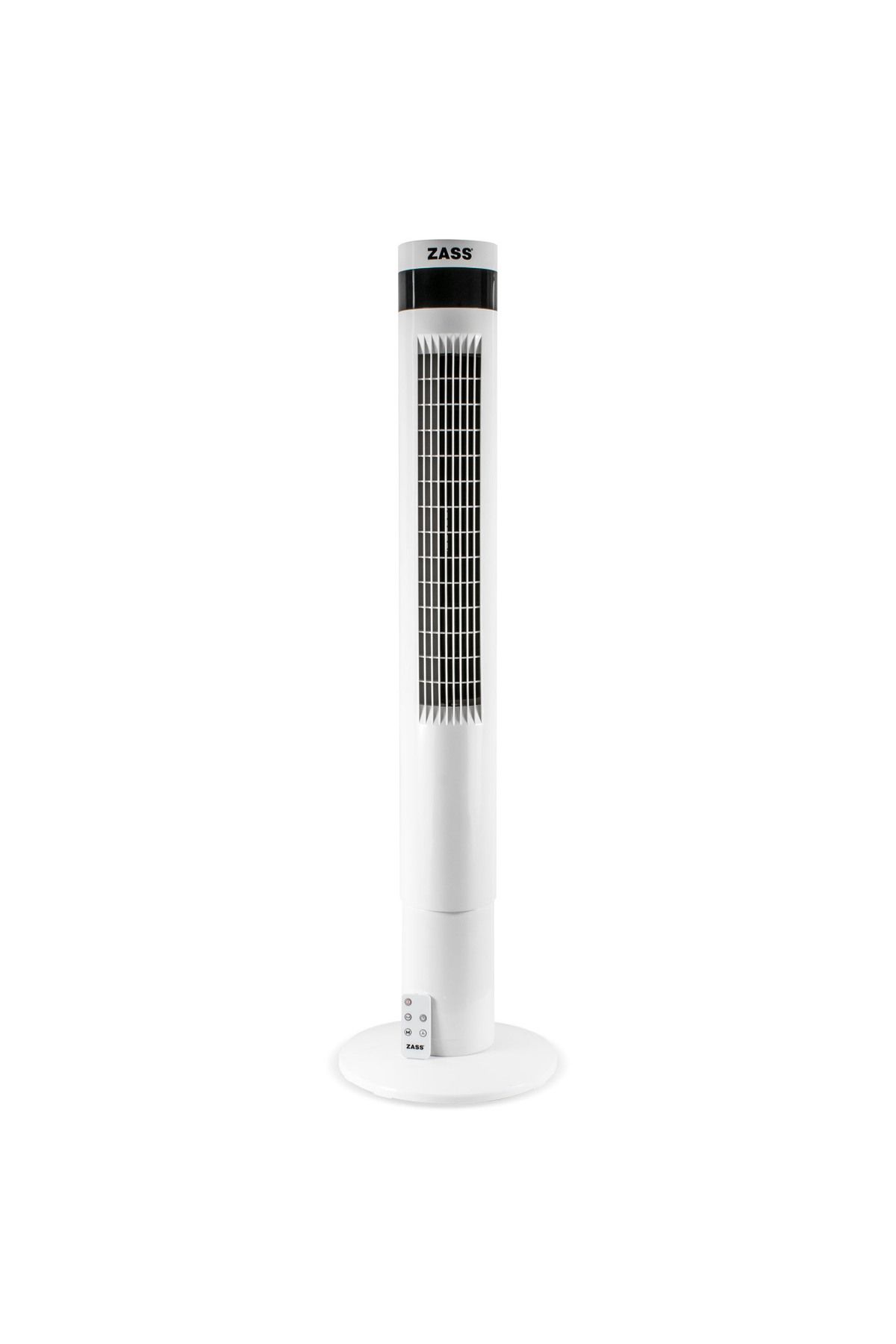 Zass-Tower fan with remote control Zass ZTF 02, 3 speed, 12h digital timer, LED ambient display, 3 modes 3