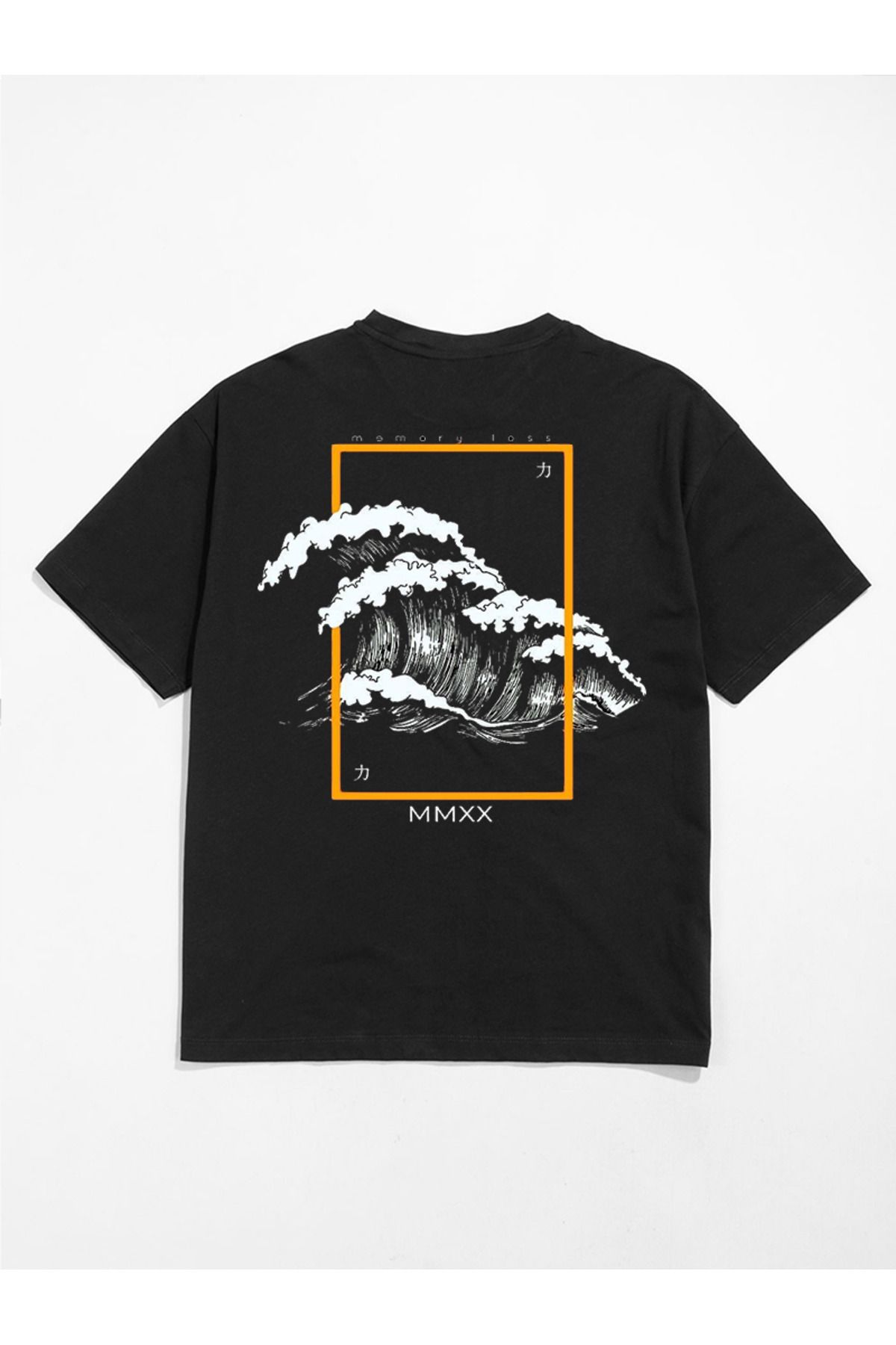 MODA Unisex Oversize Kalıp MMXX Baskılı T-Shirt