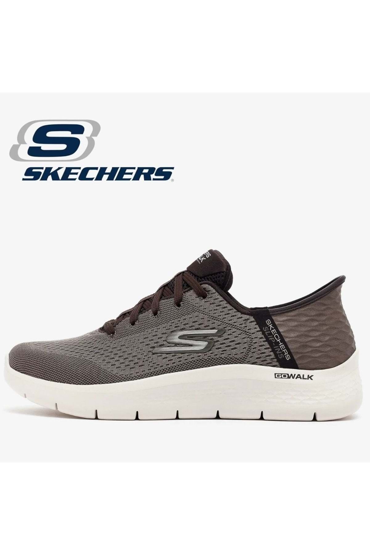 SKECHERS Go Walk Flex-new World 216505TK Günlük Erkek Spor Ayakkabı KUM