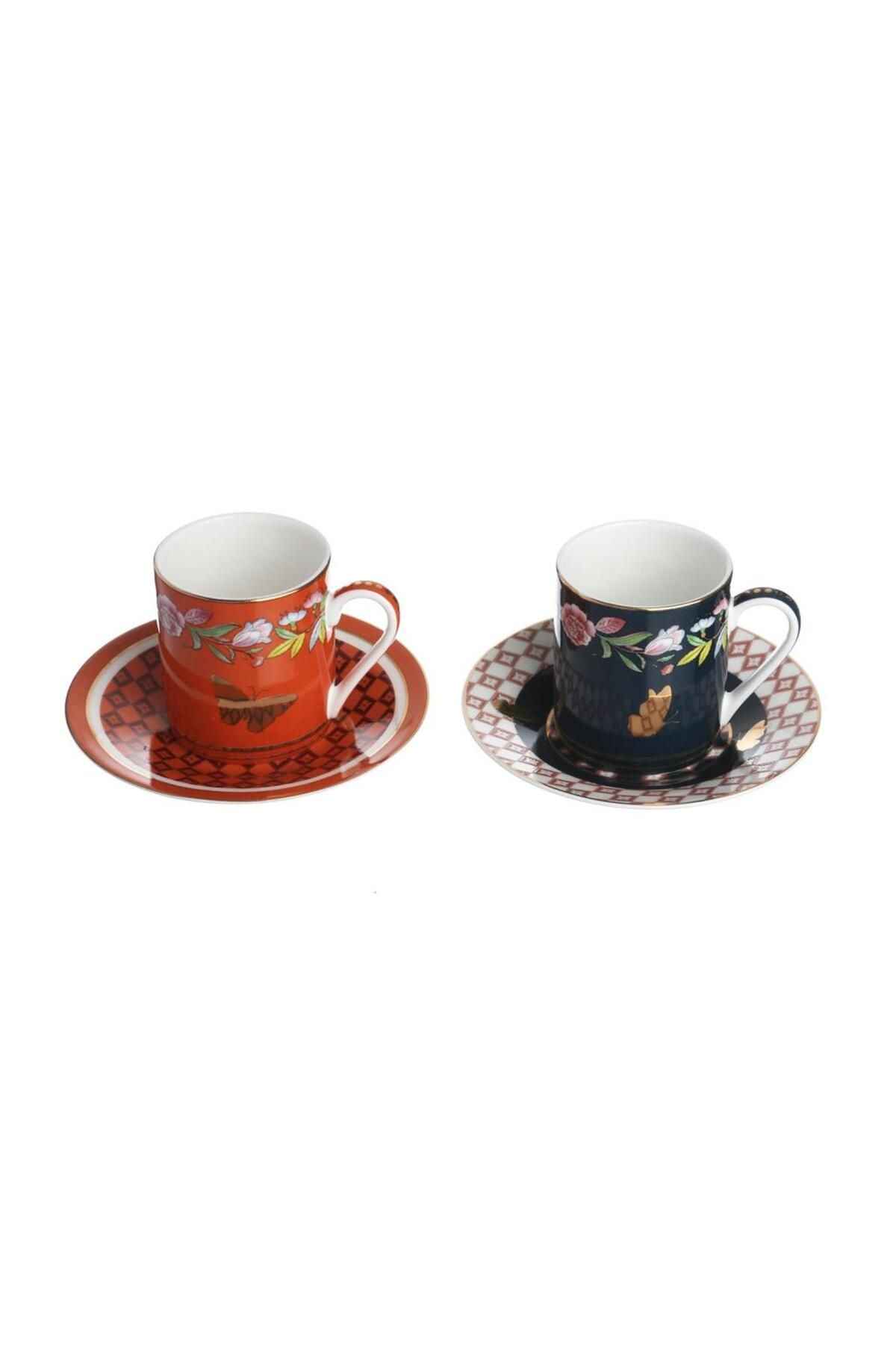 Lucky Art Evelyn Bone 2Li Kahve Fıncanı Setı