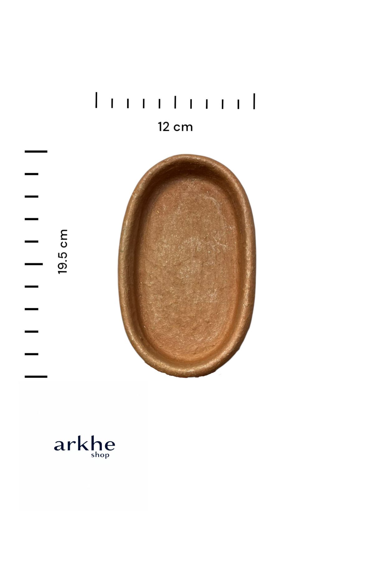 ARKHERA El YapımıToprak Kayık Güveç Küçük Boy 1 Porsiyon( 19,5 Cm x 12 Cm x 3Cm )