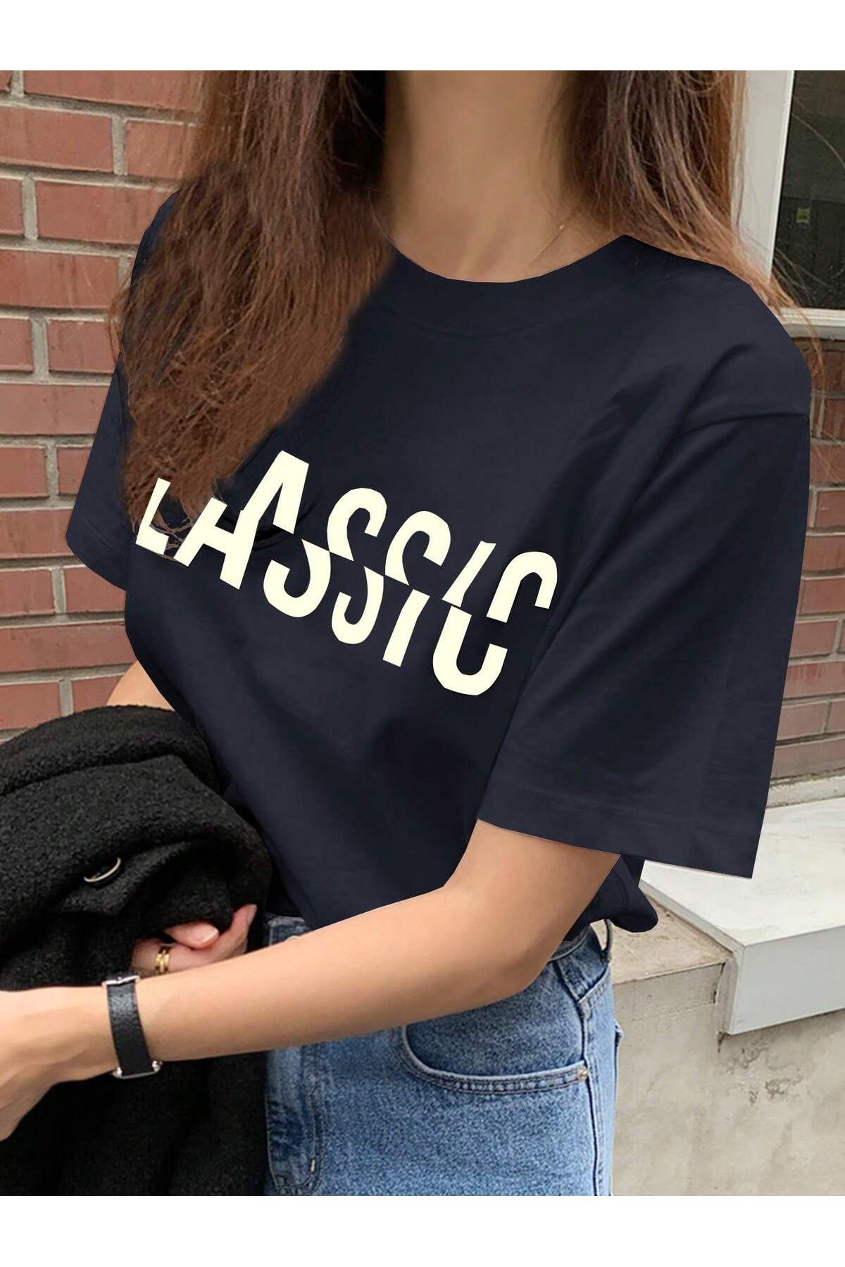 Gollinger Kadın CLASSIC Baskılı Yuvarlak Yaka T-shirt