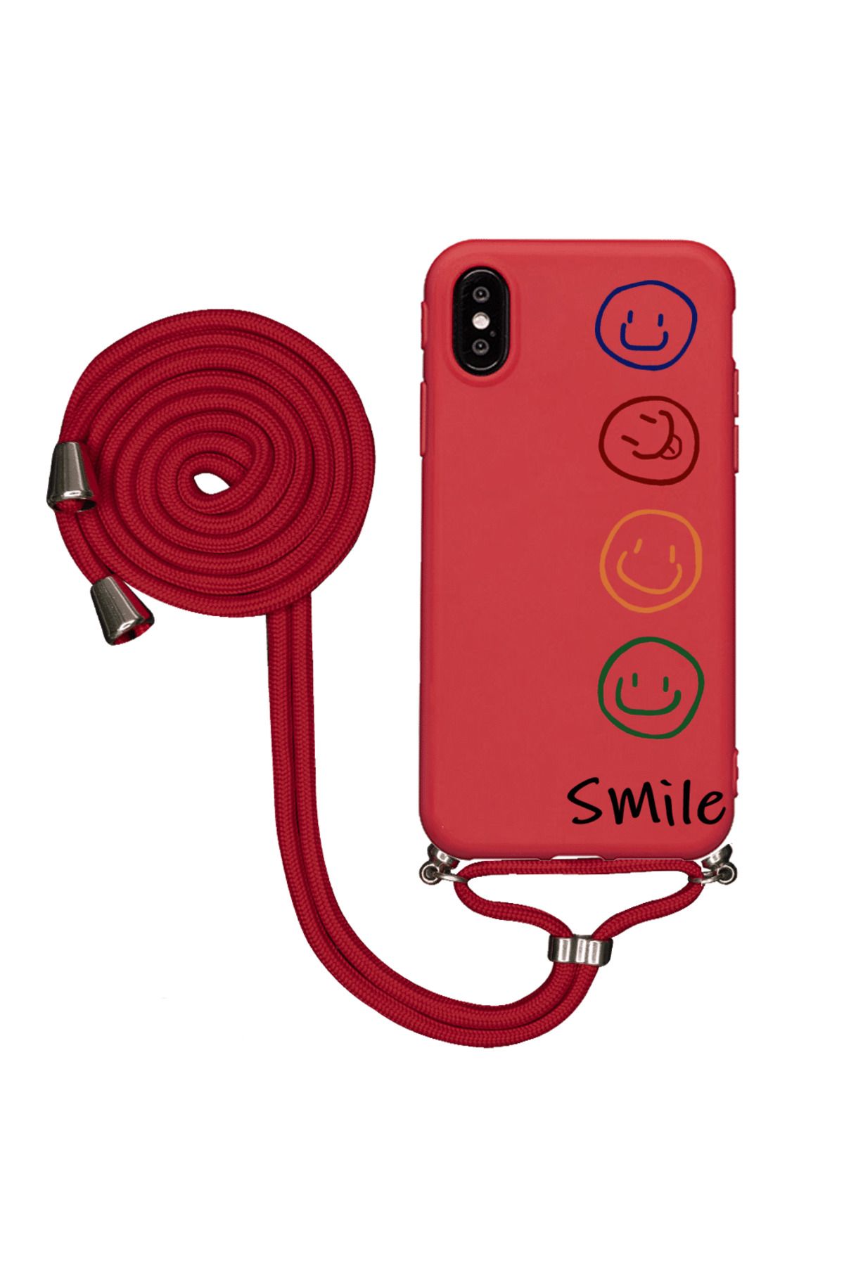 Royaleks iPhone XS Max İpli Lansman Kılıf - Smile
