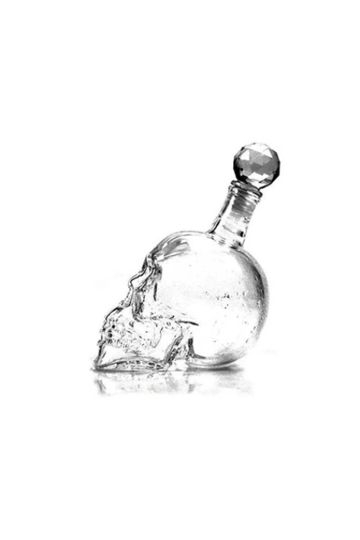 Lenaca Crystal Head Kuru Kafa Cam Şişe 350 Ml