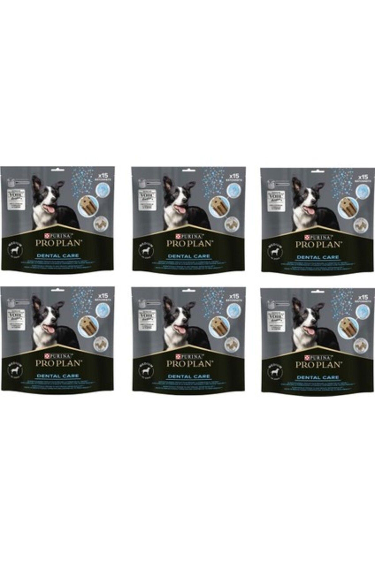 Pro Plan Proplan Dental Care Orta Irk Köpek Ödülü 15 Li 345 Gr. x 6 Paket