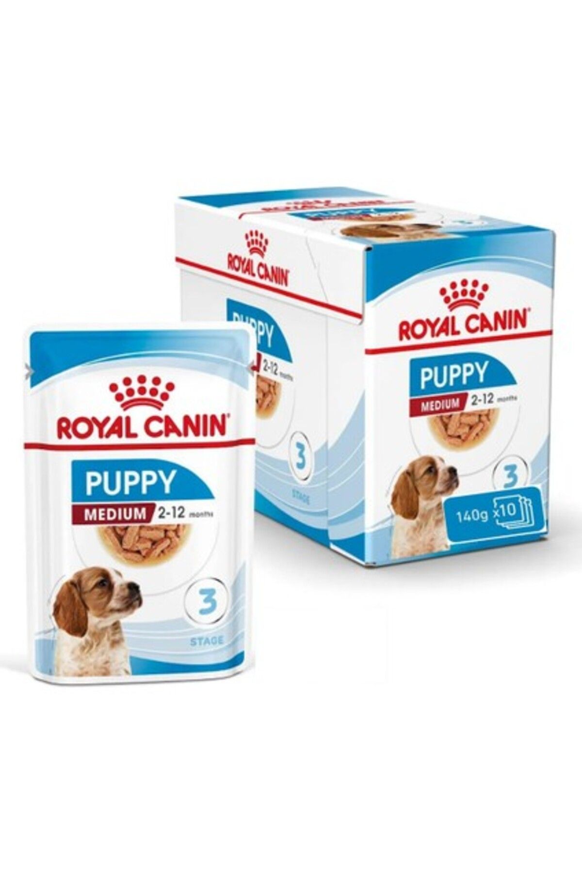 Royal Canin Medium Puppy Gravy Yavru Köpek Yaş Maması 140 gr X 10 Adet