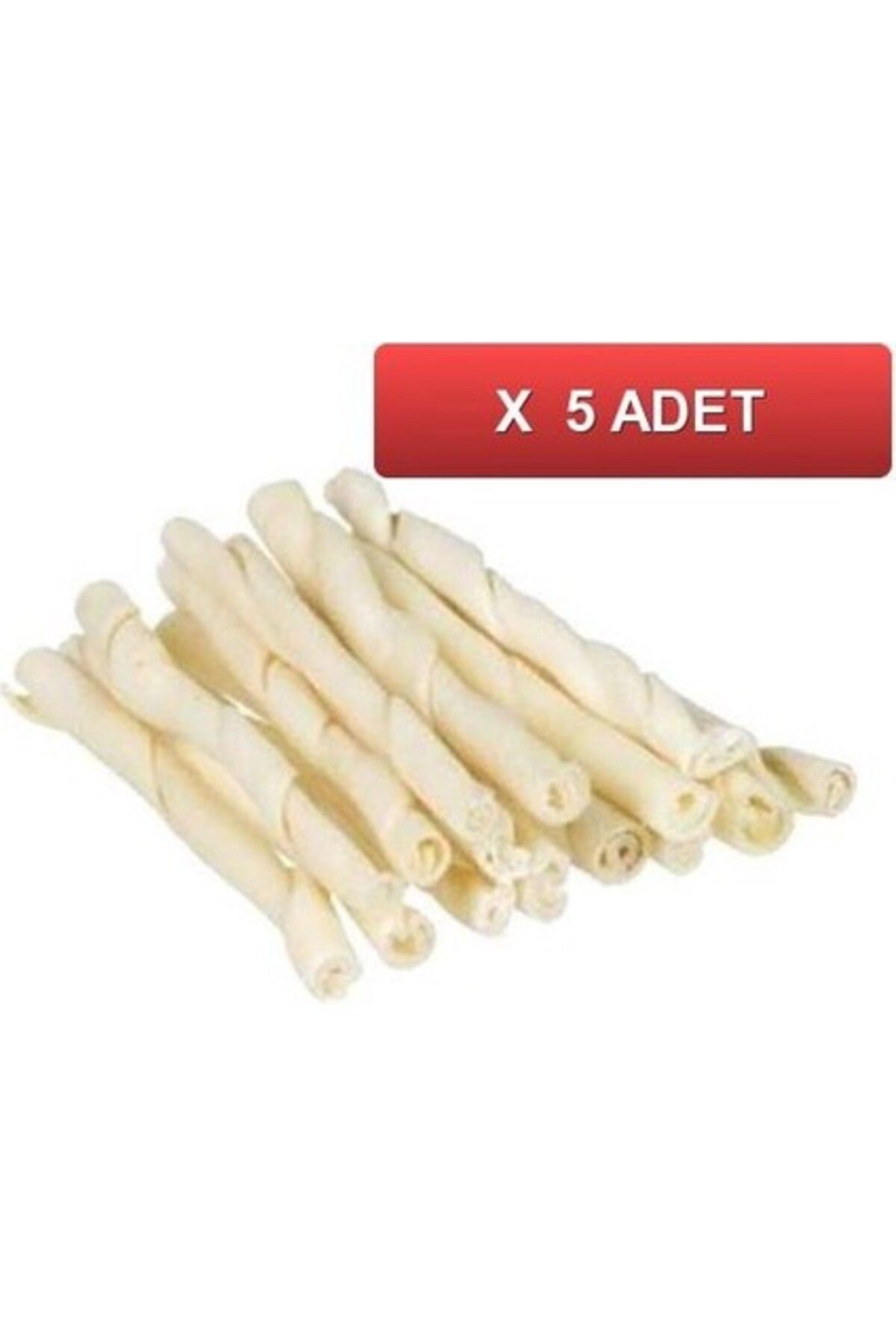 Single Kemik Burgu Çubuk Beyaz 12 Cm 6 gr (5 TANE)