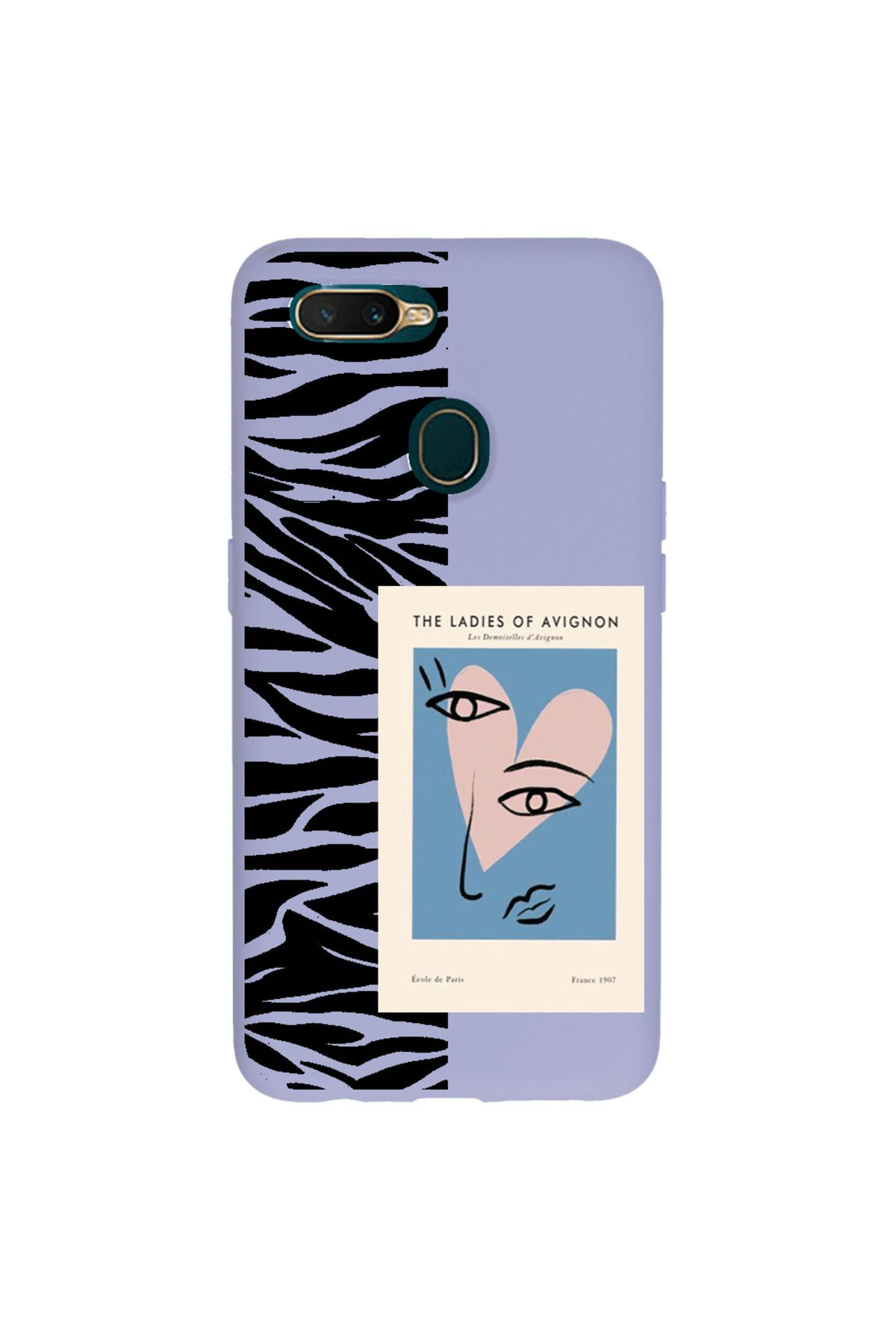 Royaleks Oppo A5s Lansman Kılıf - Zebralı