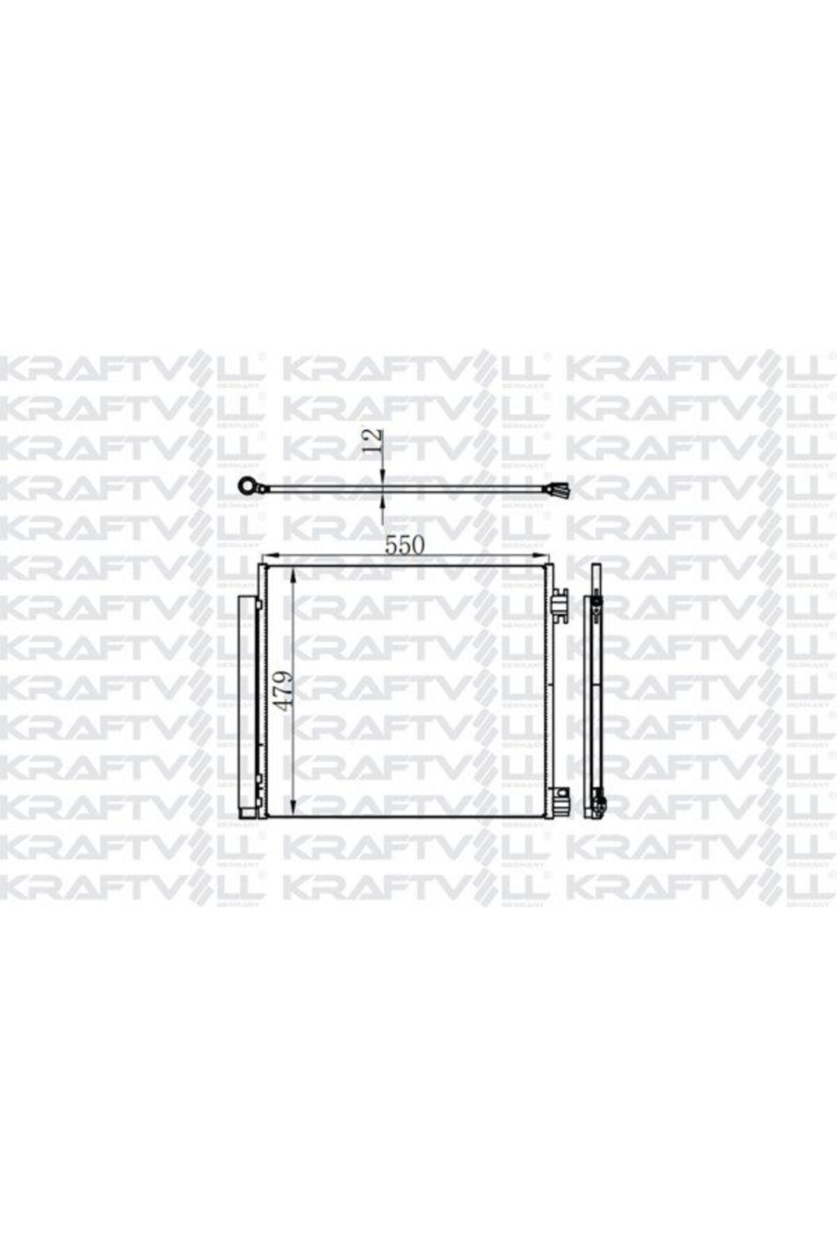 Kraftvoll KLIMA RADYATORU (KONDANSER) P407 P508 C5 III 2008> DW10BTED4 (2.0 HDI 16V)