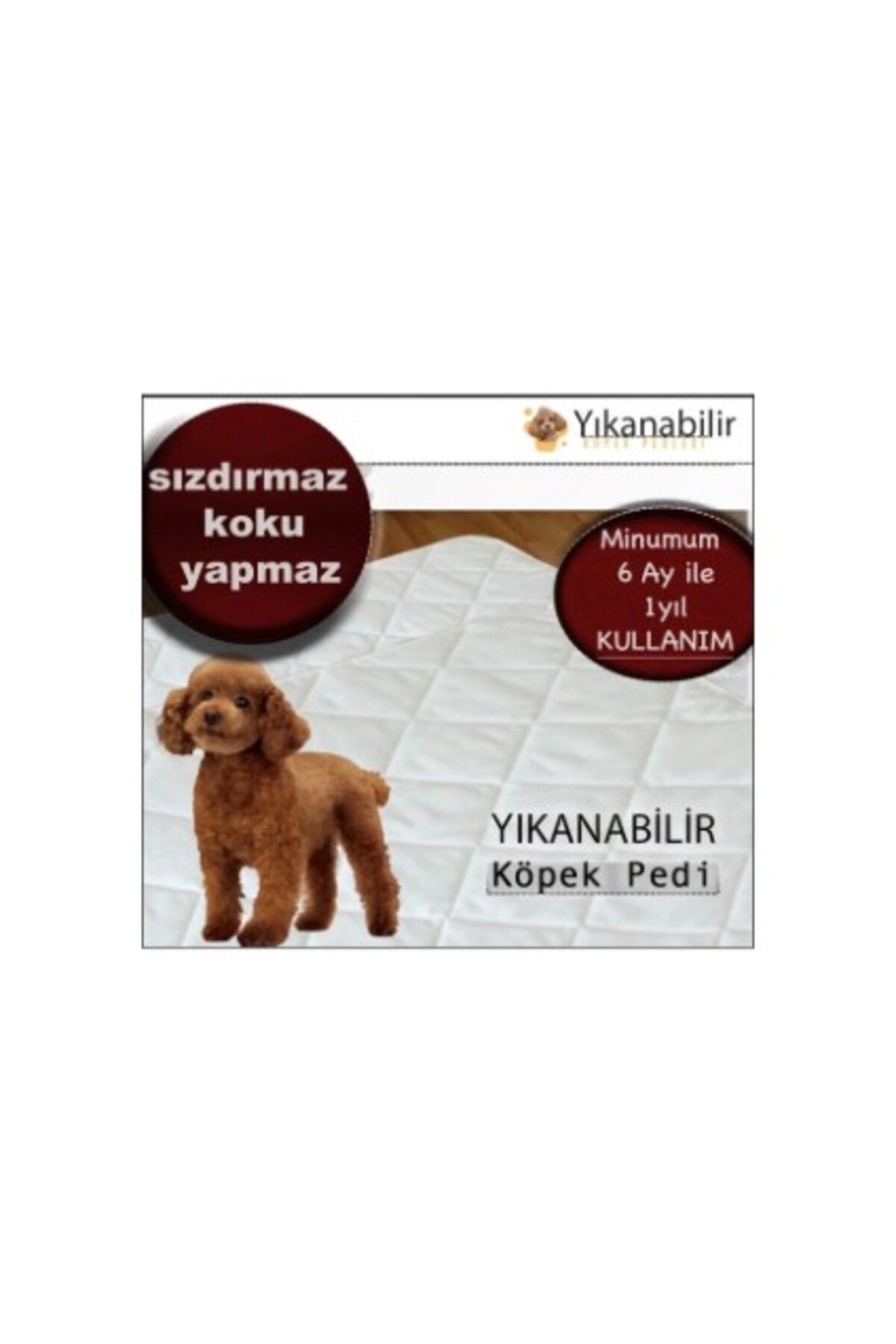 mish&ca Mishcamama Yıkanabilir Köpek Çiş Pedi, köpek pedi, köpek çiş pedi minimum 6 ay ile 1 yıl ku