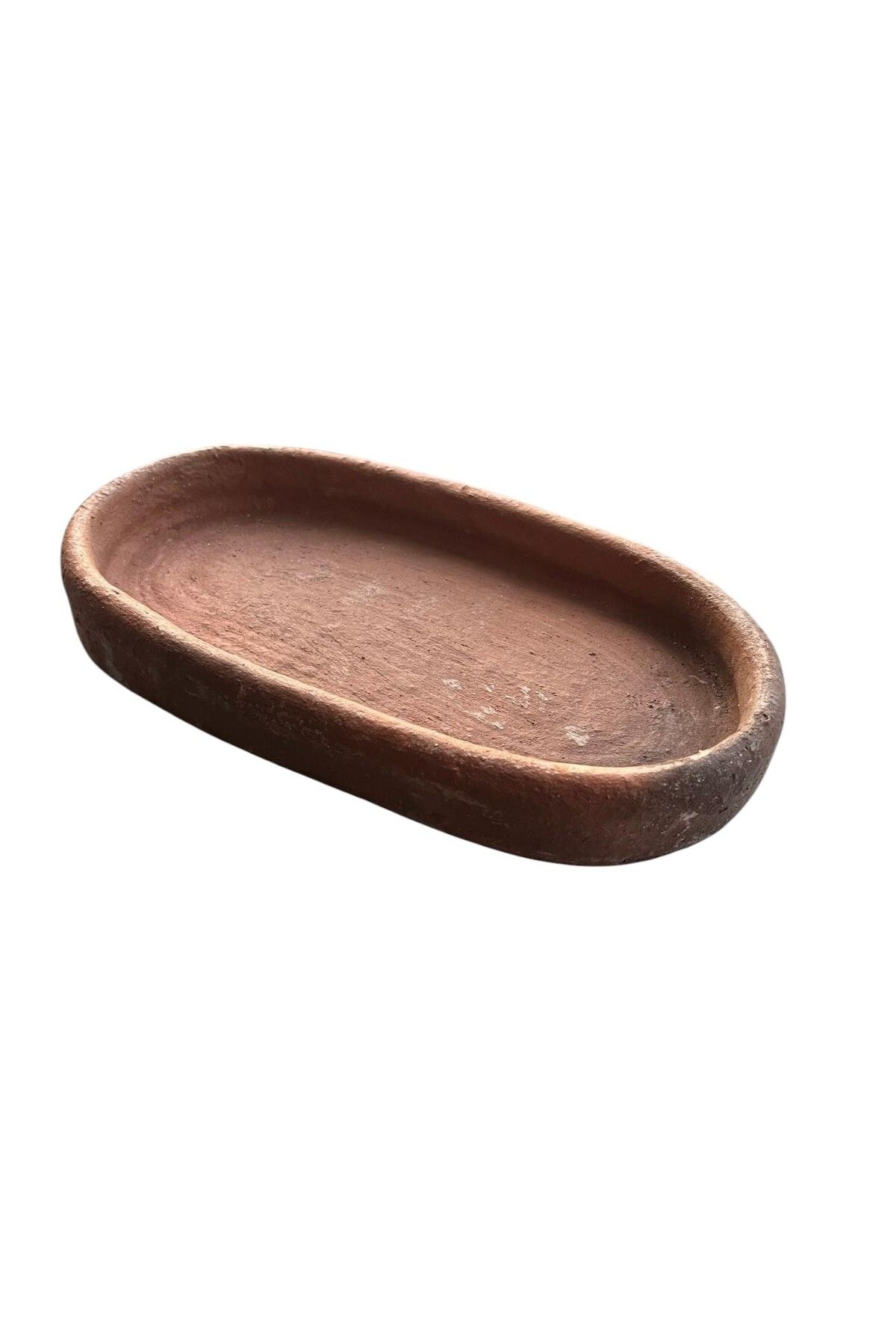 ARKHERA El Yapımı Toprak Kayık Güveç Büyük Boy 2 Porsiyon'luk ( 30 Cm x 15 Cm x 4 Cm )