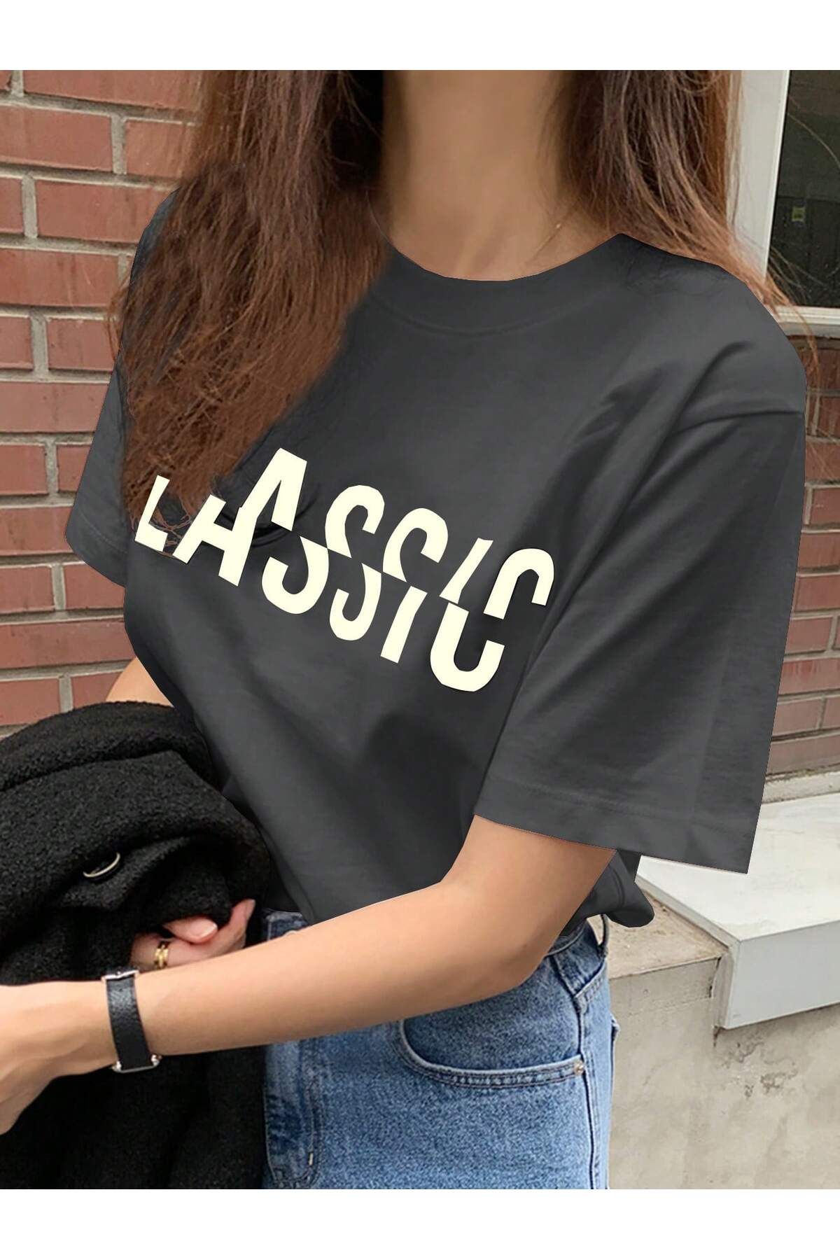 Gollinger Kadın CLASSIC Baskılı Yuvarlak Yaka T-shirt