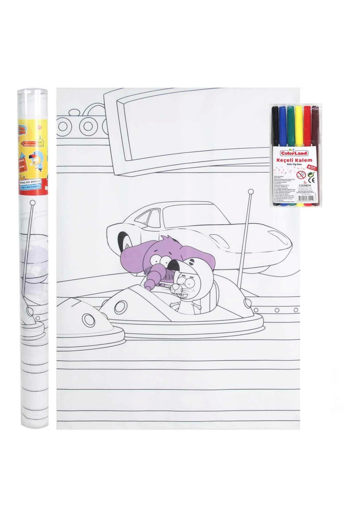 NEZADE STORE Kral Şakir Kumaş Mat Boyama 50 x 70 cm