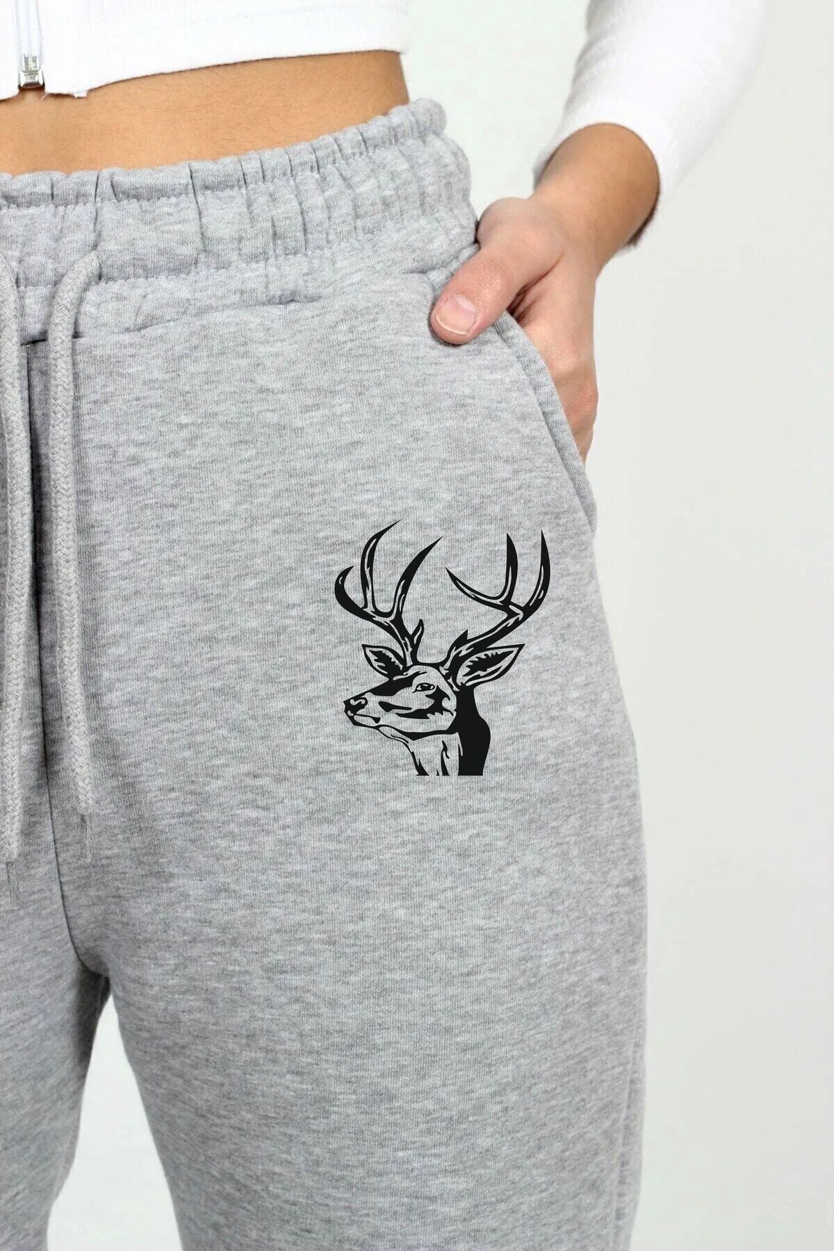 HOFFNUNG Jogger Montana Black 2 Iplik Örme Kumaş Şardonlu Eşofman Altı
