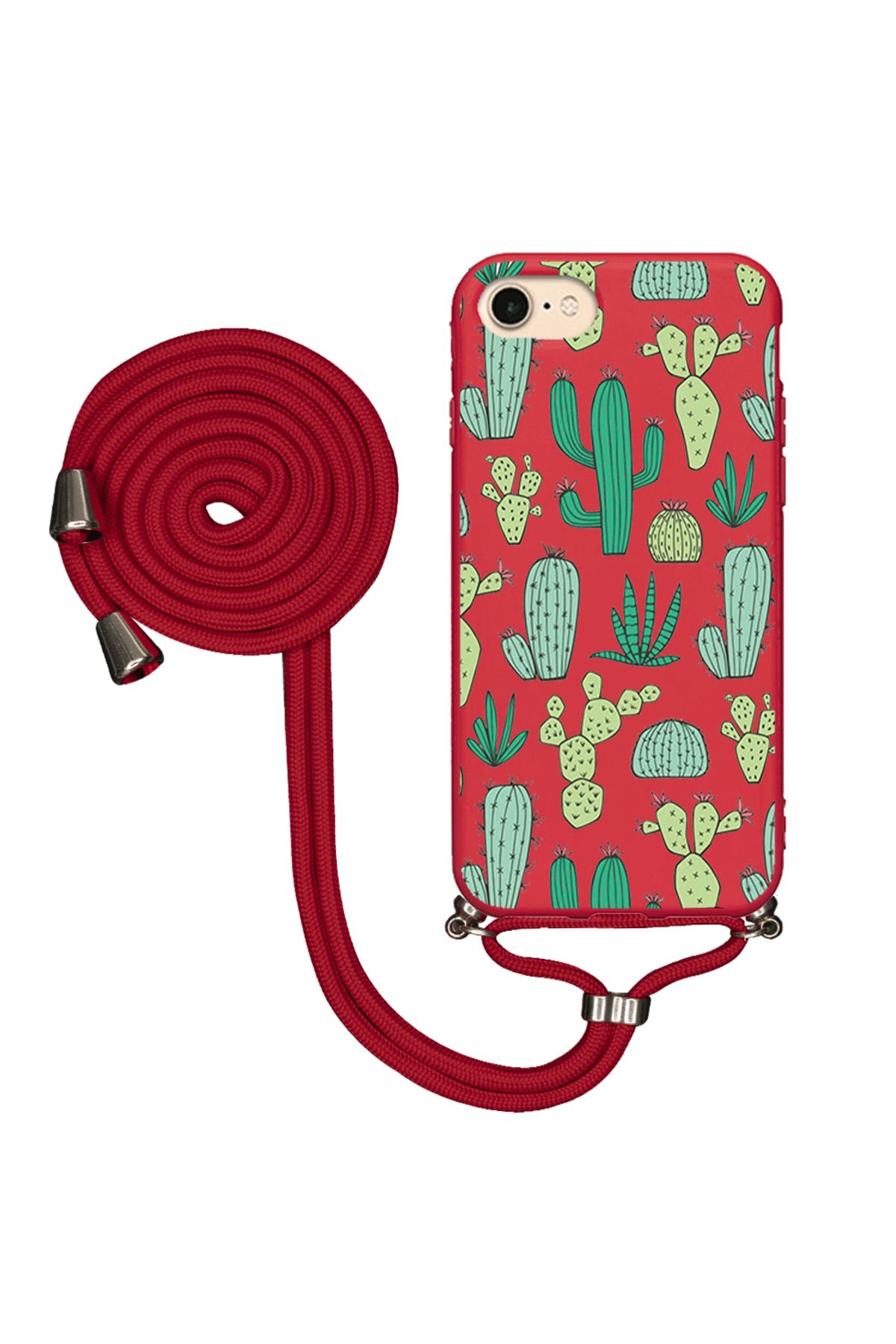 Royaleks iPhone 7 İpli Lansman Kılıf - Cactus