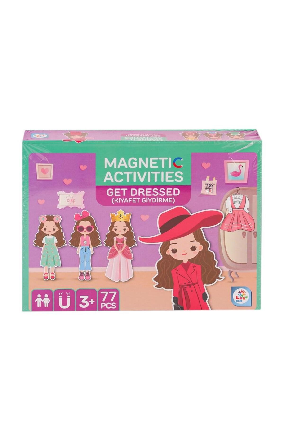 NEZADE STORE LC7982 Manyetik Aktivite Kız Kıyafet Giydirme -Laçokids