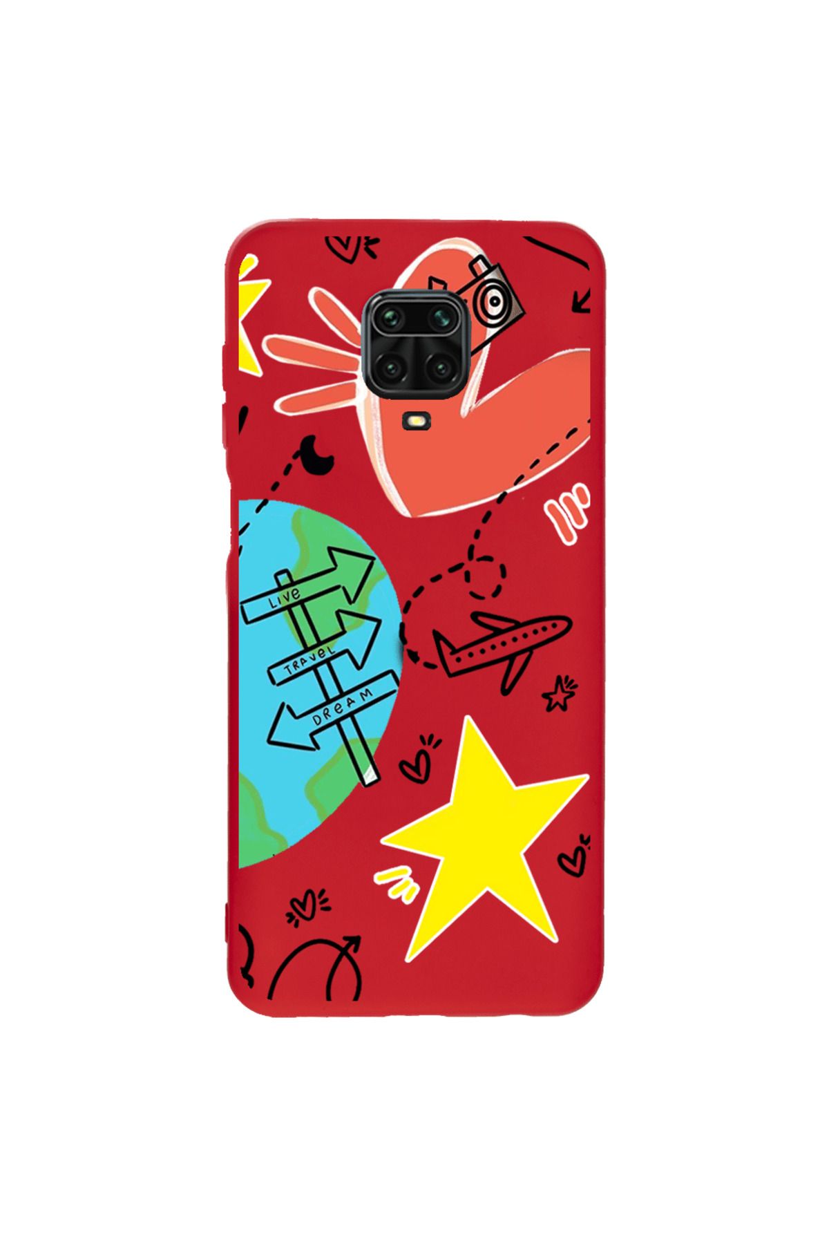 Royaleks Xiaomi Redmi Note 9S Lansman Kılıf - World