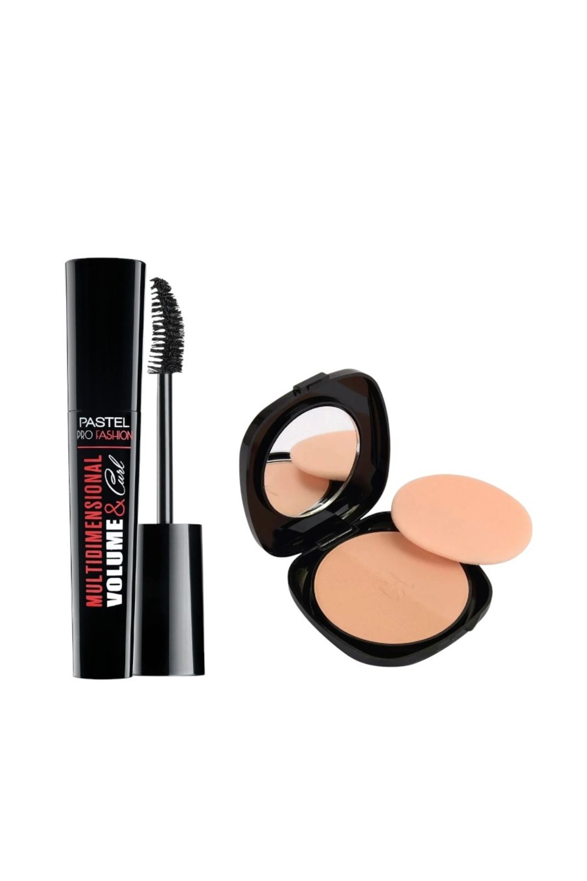 Pastel Multidimensional Volume&Curl Mascara - Maskara + Catherine Arley Silky Touch Pudra No:6.5