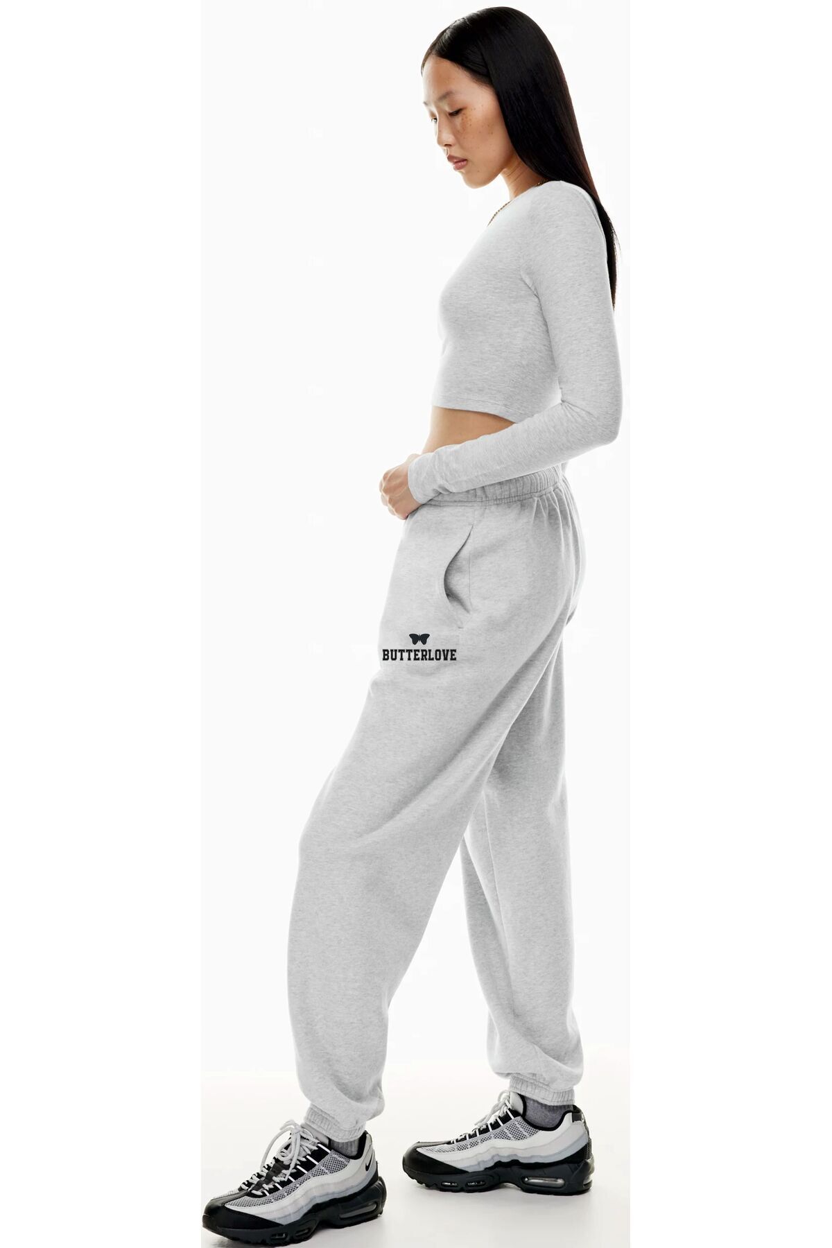 HOFFNUNG Jogger 2 Iplik Örme Kumaş Şardonlu Eşofman Altı Unisex