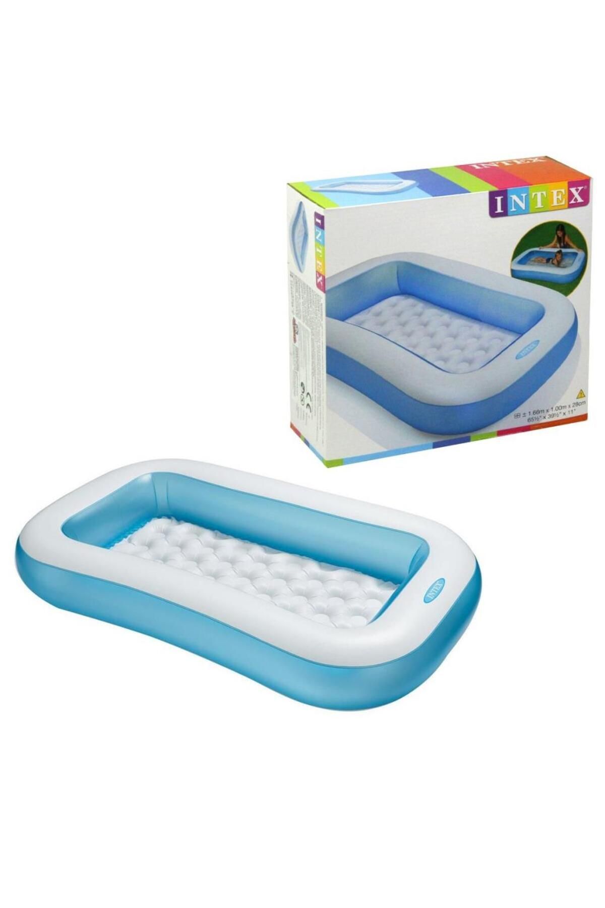 NEZADE STORE 57403 YUMUŞAK TABANLI KARE HAVUZ 166X1