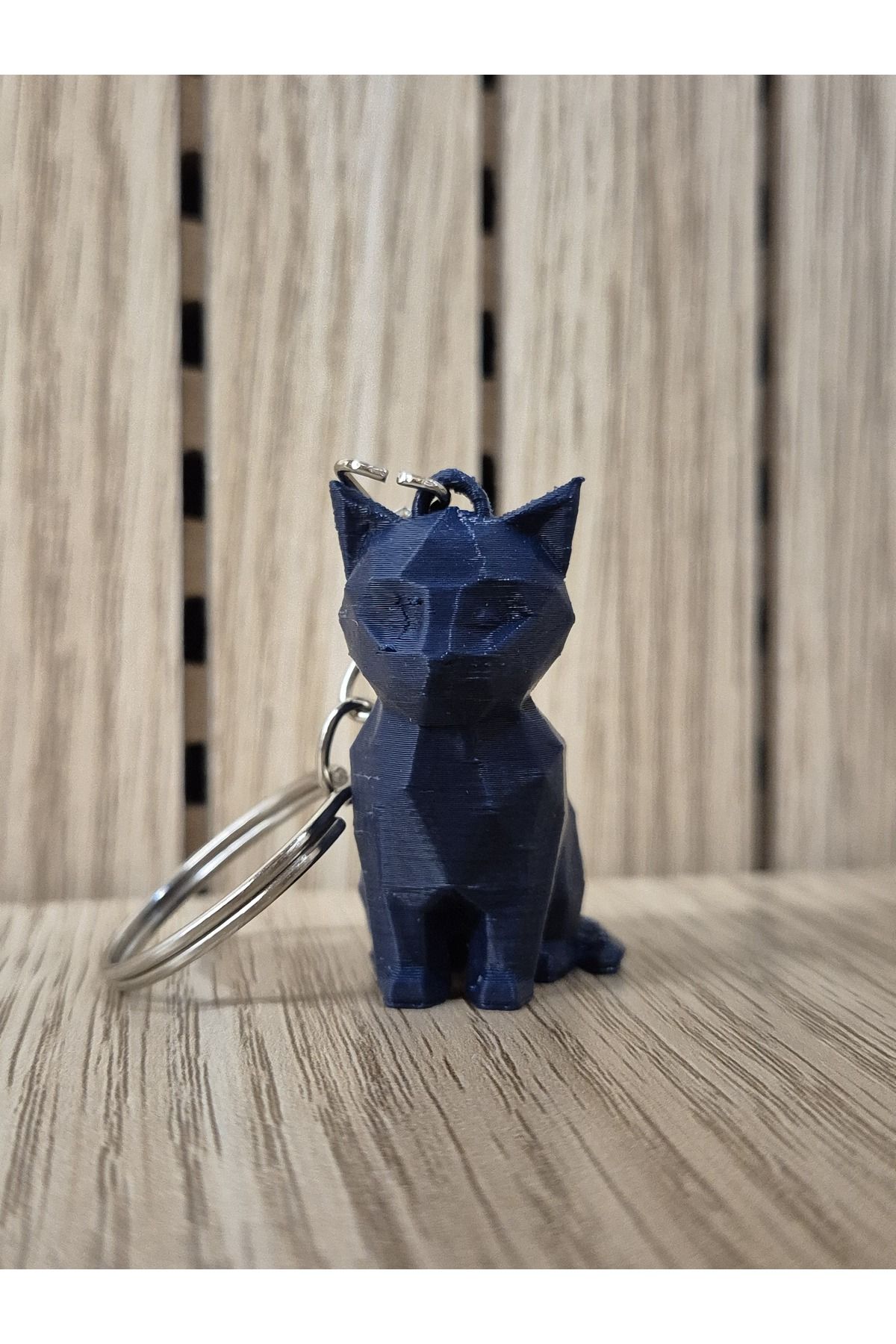 yuzuco 3D Kedi Figürlü Anahtarlık