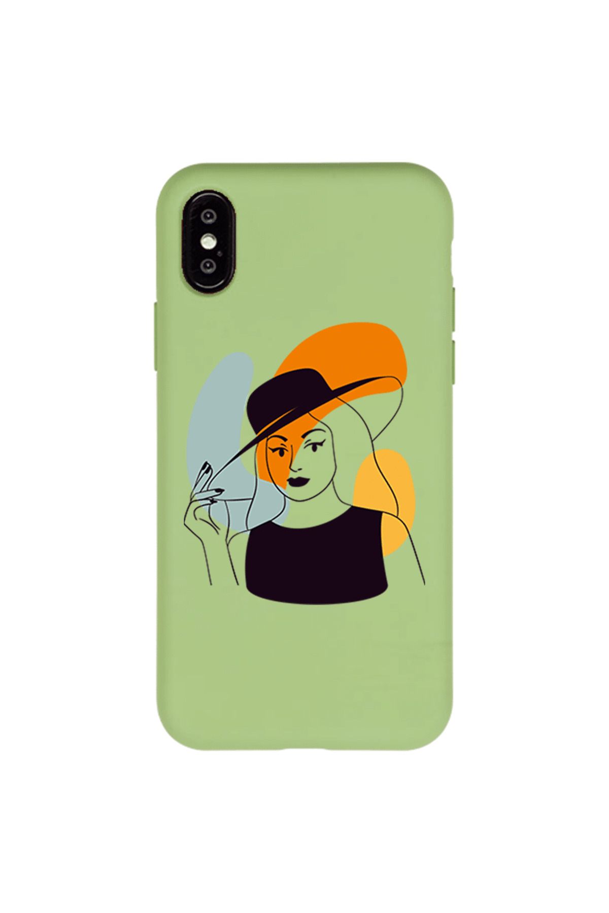Royaleks iPhone XS Lansman Kılıf - Art Woman 4